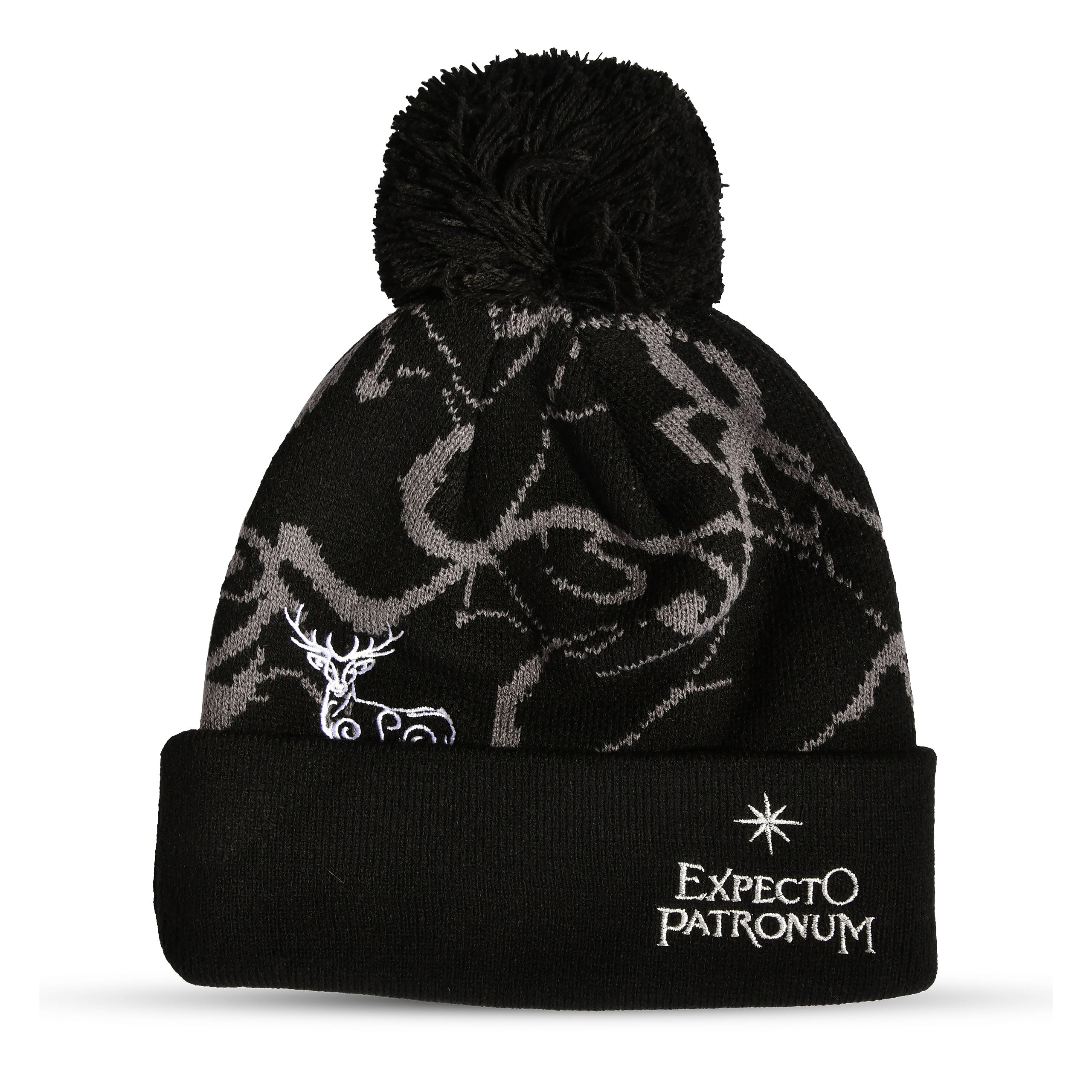 Product image Harry Potter - Expecto Patronum Beanie with Pom Pom Black