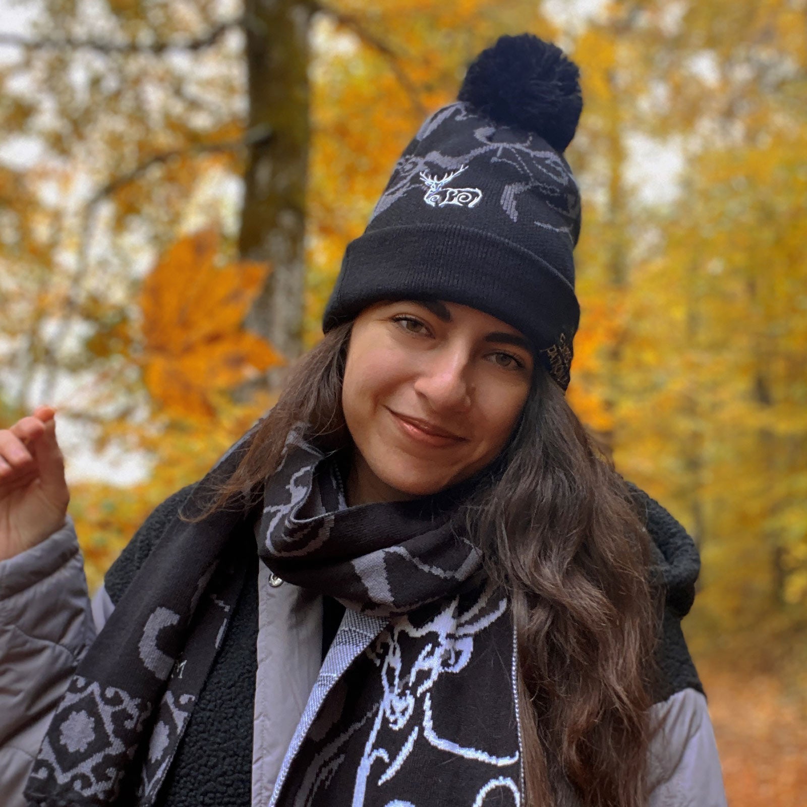 Product image Harry Potter - Expecto Patronum Beanie with Pom Pom Black