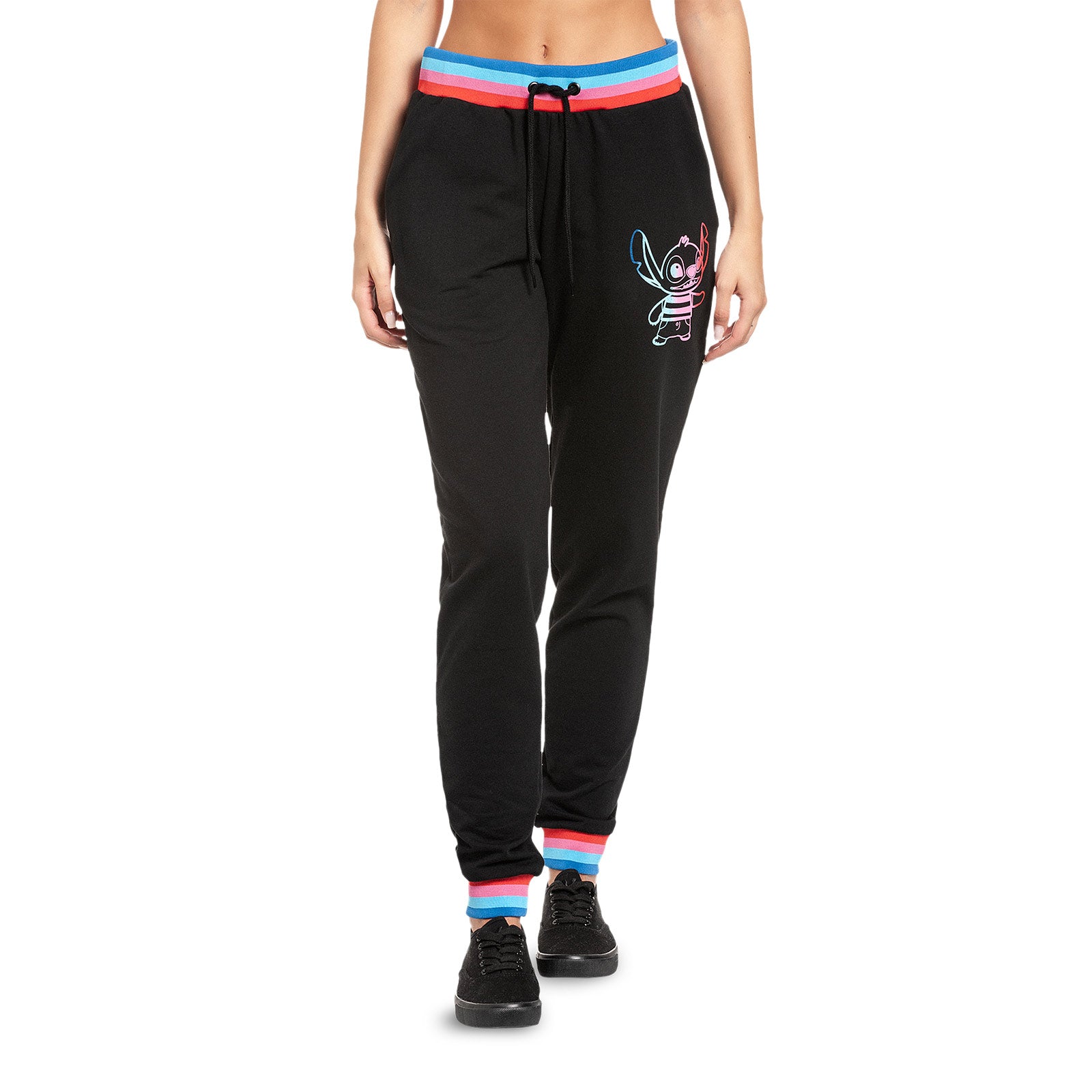 Product image Lilo & Stitch - Rainbow Stitch Sweatpants Women Black