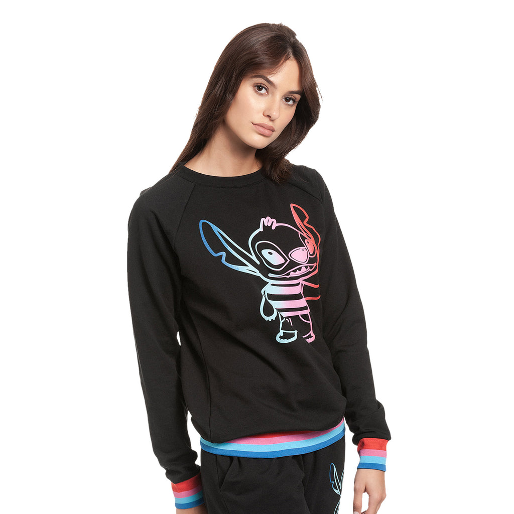 Product image Lilo & Stitch - Rainbow Stitch Sweater Women's black