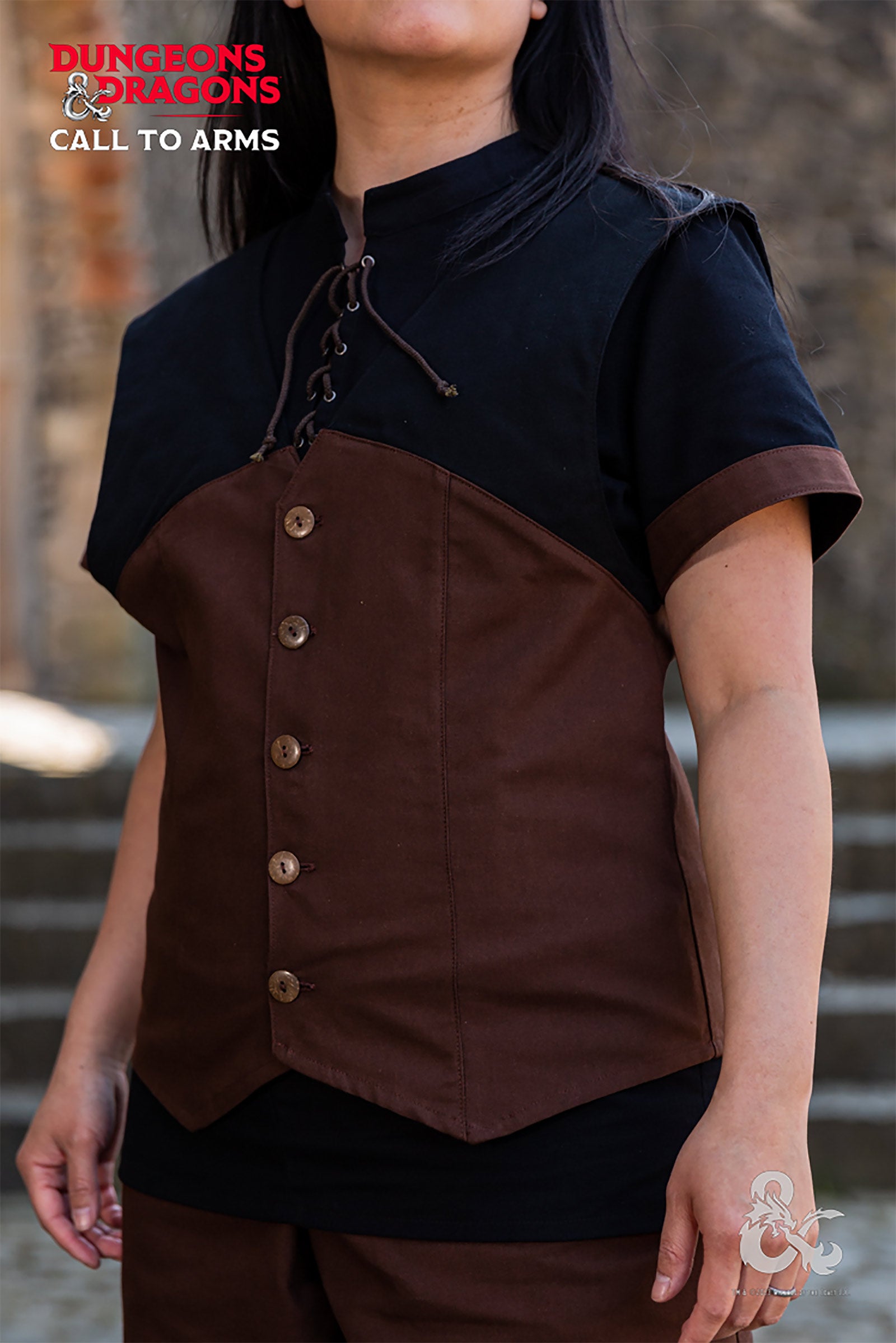 Product image Dungeons & Dragons - Rogue Hooded Vest Brown