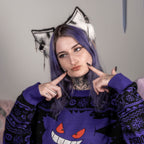 Product image Kitsune Ears white-black