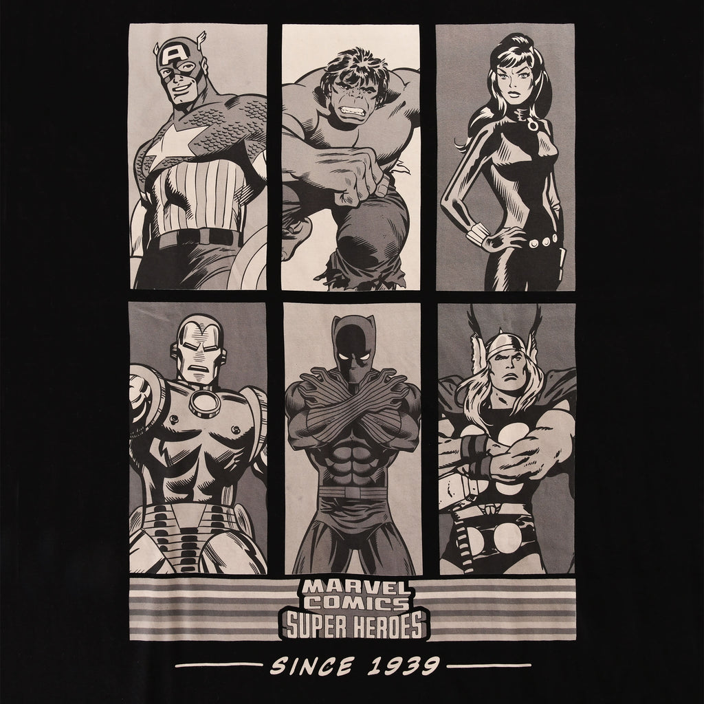 Product image Marvel Comics - Super Heroes Since 1939 Oversize T-Shirt Black