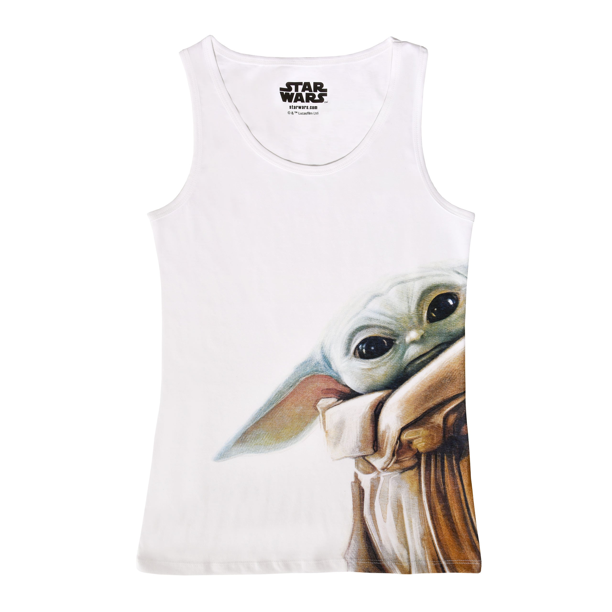 Product image Grogu Tank Top white - Star Wars The Mandalorian