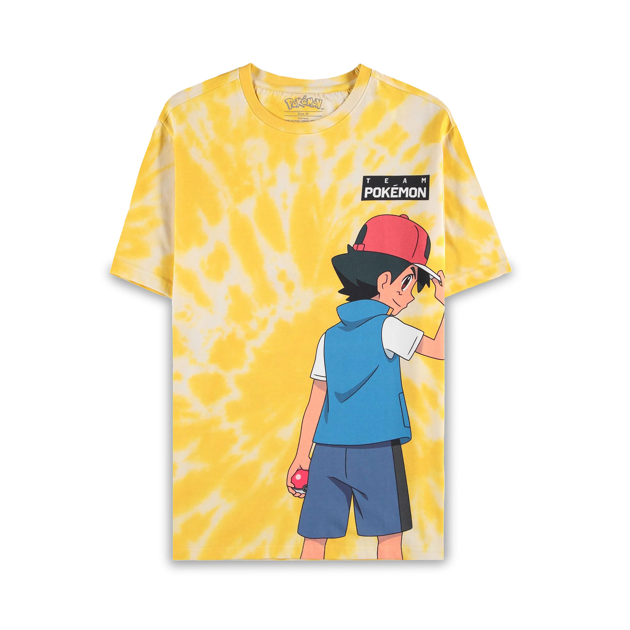 Product image Pokemon - Ash and Pikachu T-Shirt yellow