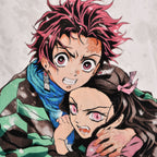 Product image Demon Slayer - Nezuko and Tanjiro Kamado Beach Towel