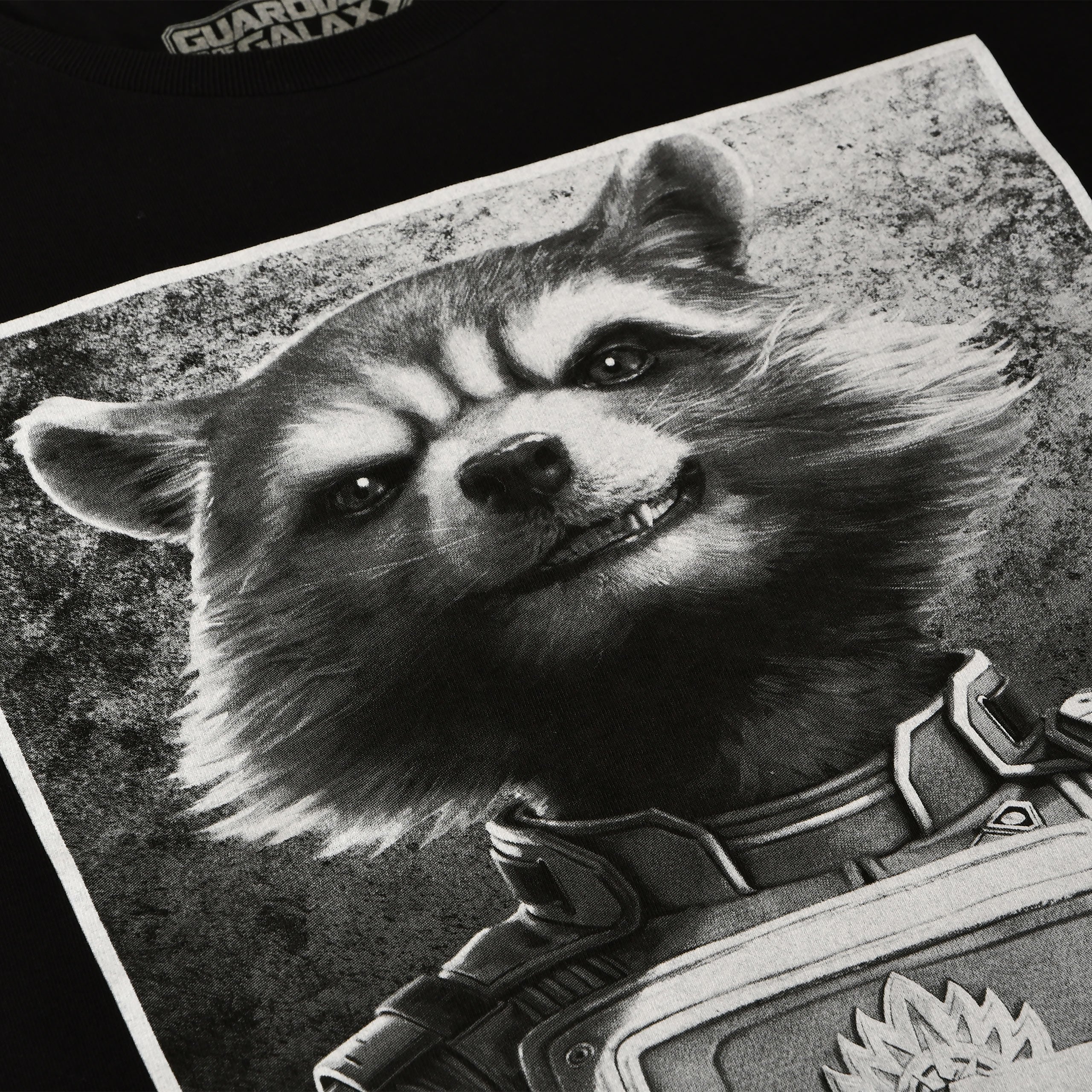 Product image Rocket Raccoon T-Shirt Black - Marvel