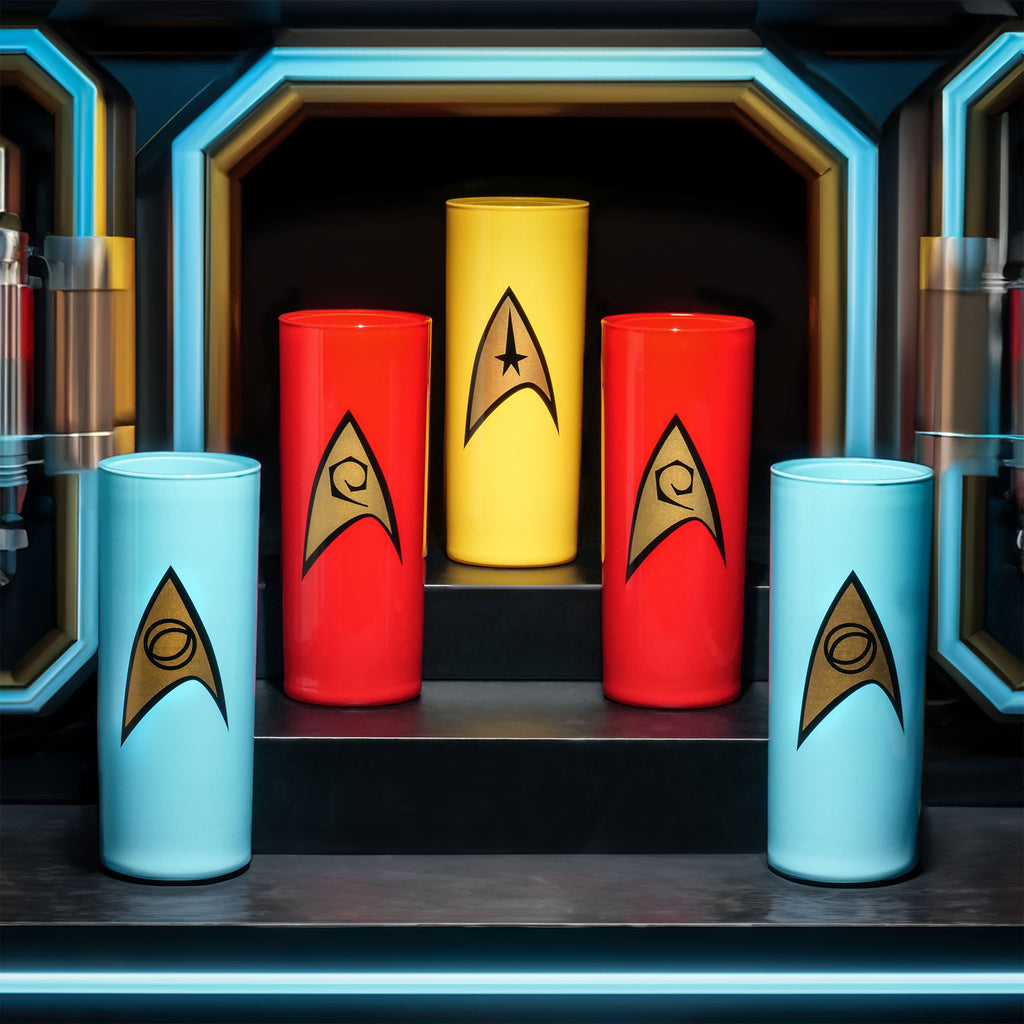 Product image Starfleet Badge Glasses 5-piece Set - Star Trek