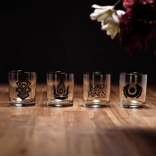 Product image Middle Earth Symbol Glasses 4-piece Set - The Lord of the Rings