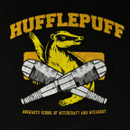 Product image Hufflepuff Quidditch College T-Shirt Black - Harry Potter