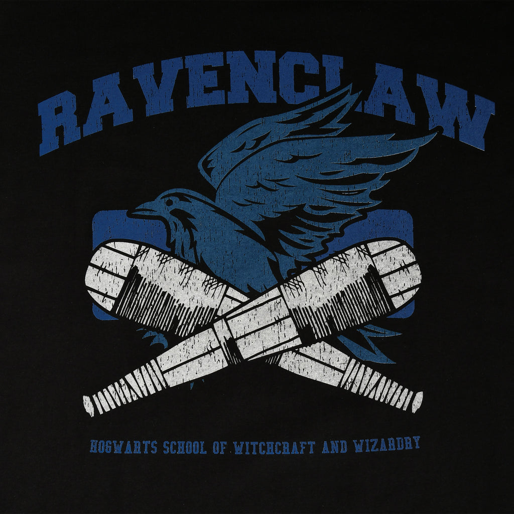 Product image Ravenclaw Quidditch College T-Shirt Black - Harry Potter