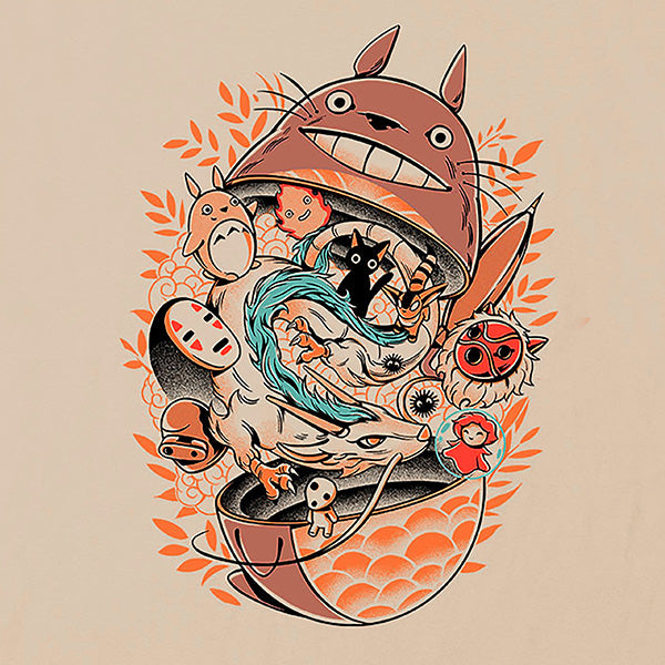Product image Ilustrata - My Neighbour Matryoshka T-Shirt beige