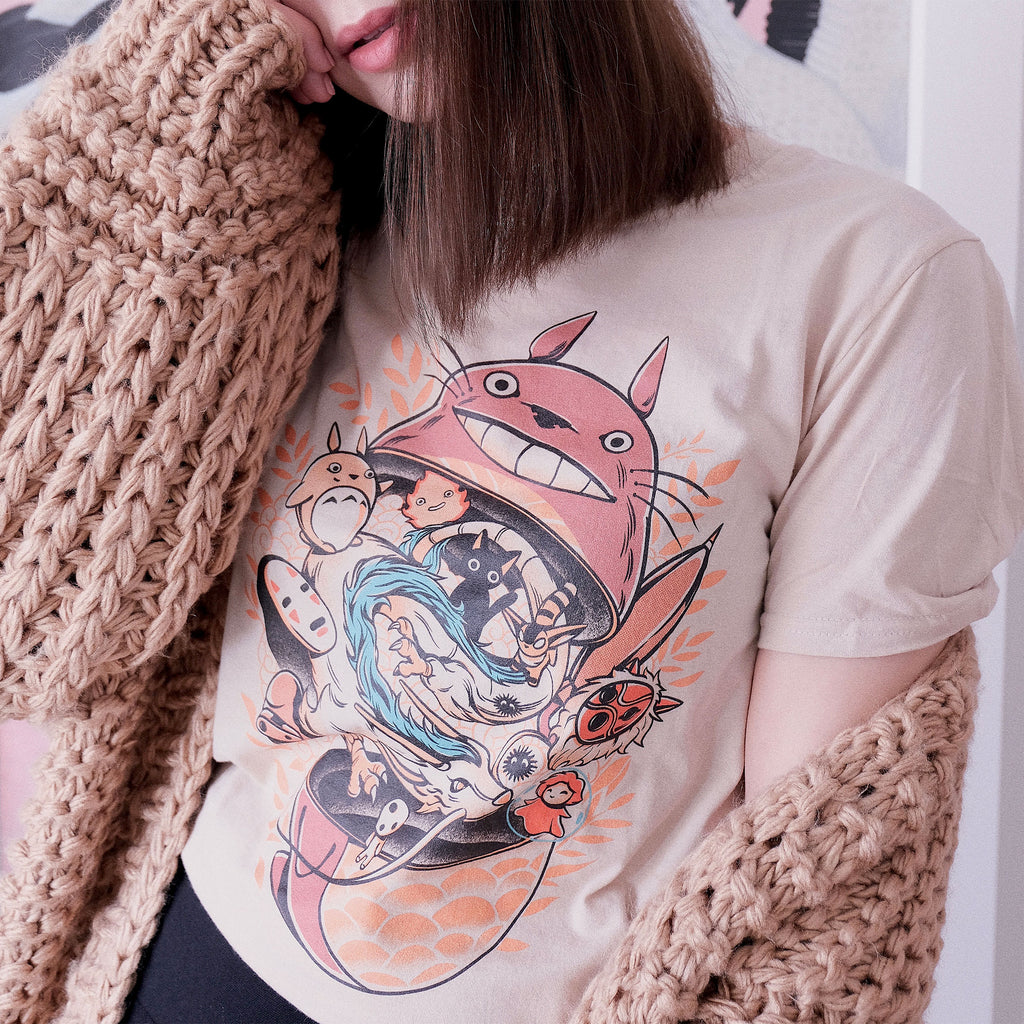 Product image Ilustrata - My Neighbour Matryoshka T-Shirt beige