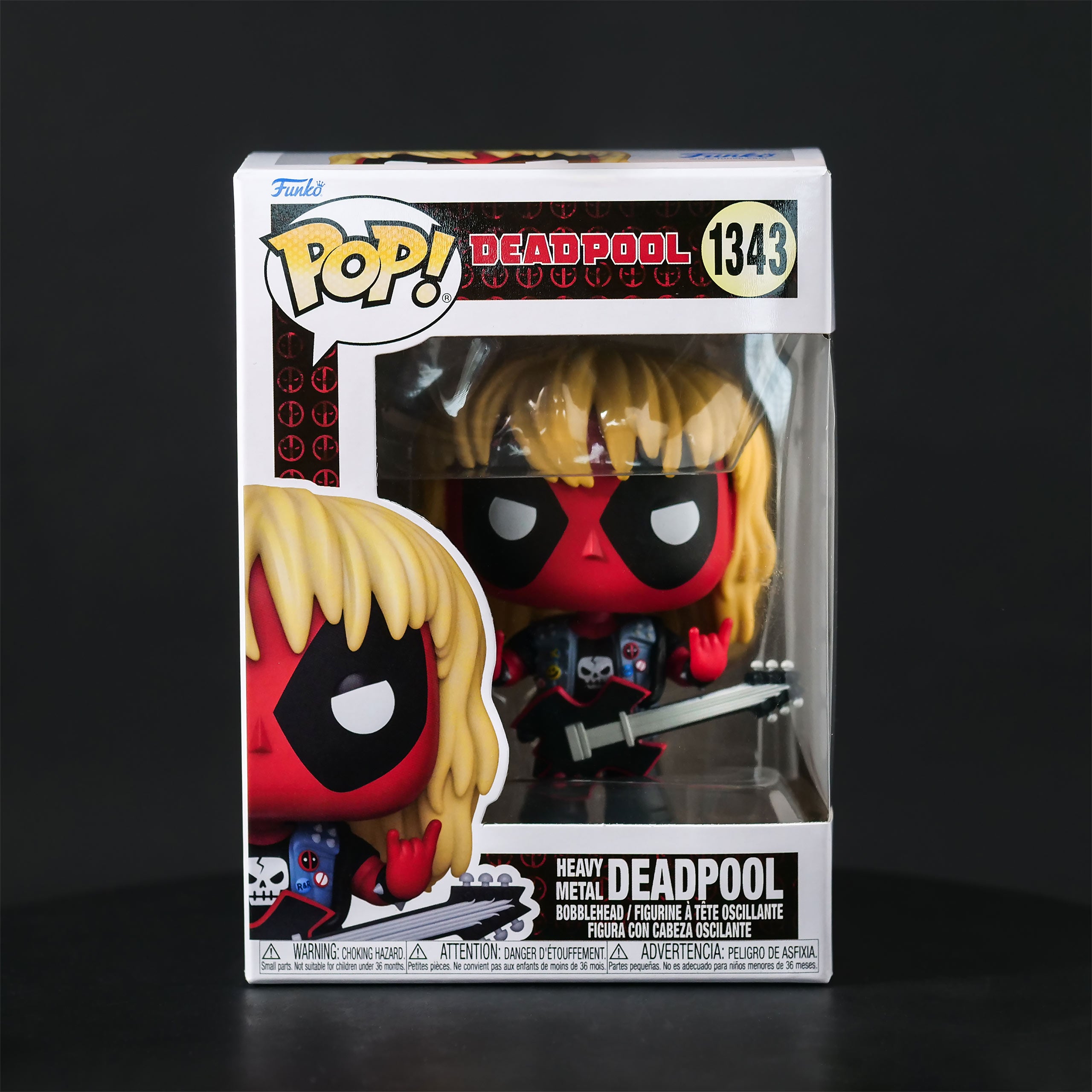 Product image Deadpool Heavy Metal Funko Pop Bobblehead Figure