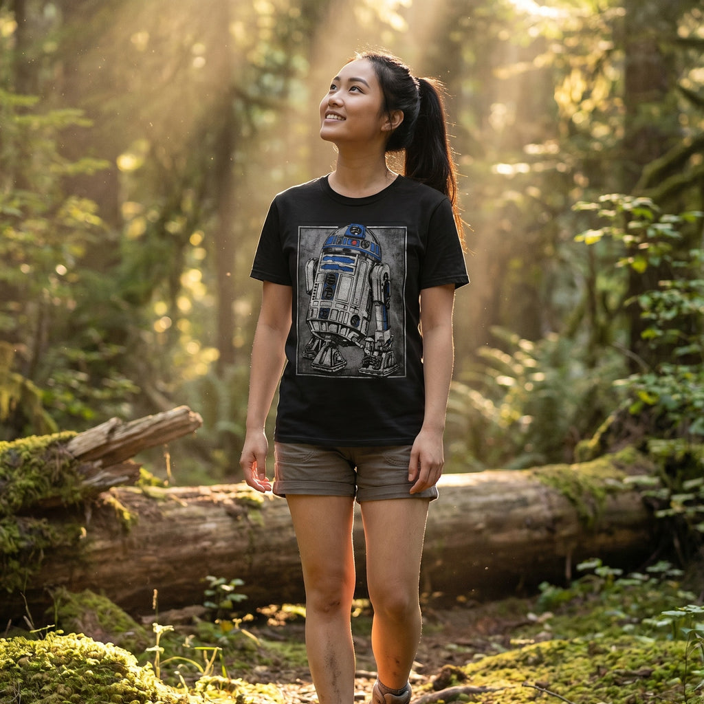 Product image Star Wars - R2D2 Portrait T-Shirt black