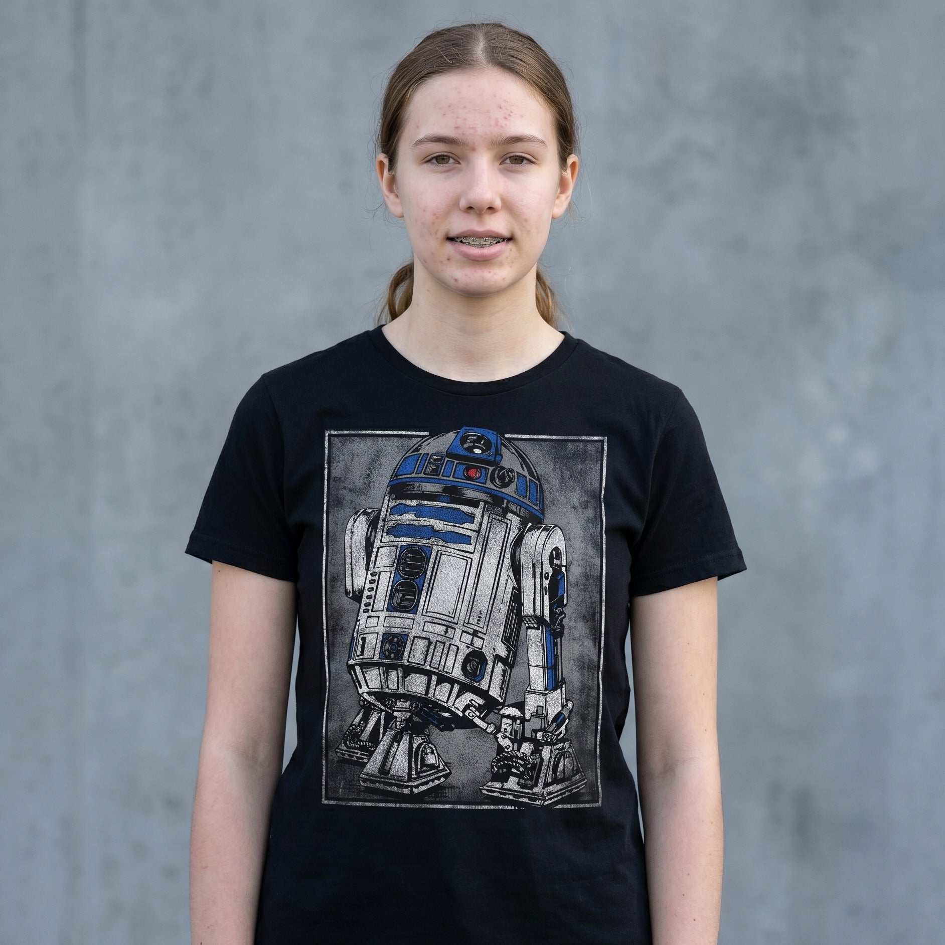 Product image Star Wars - R2D2 Portrait T-Shirt black