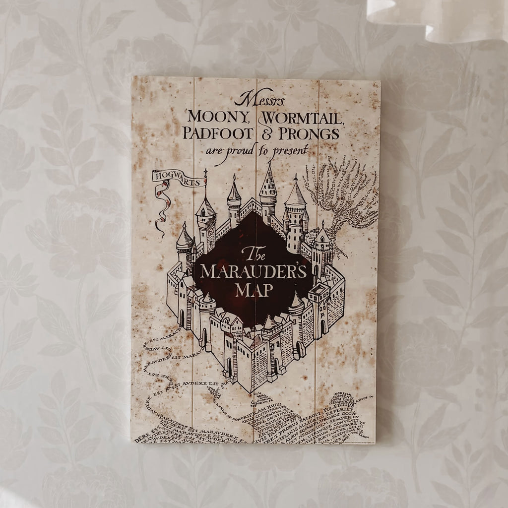 Product image Harry Potter - Marauder's Map Wall Art Wood