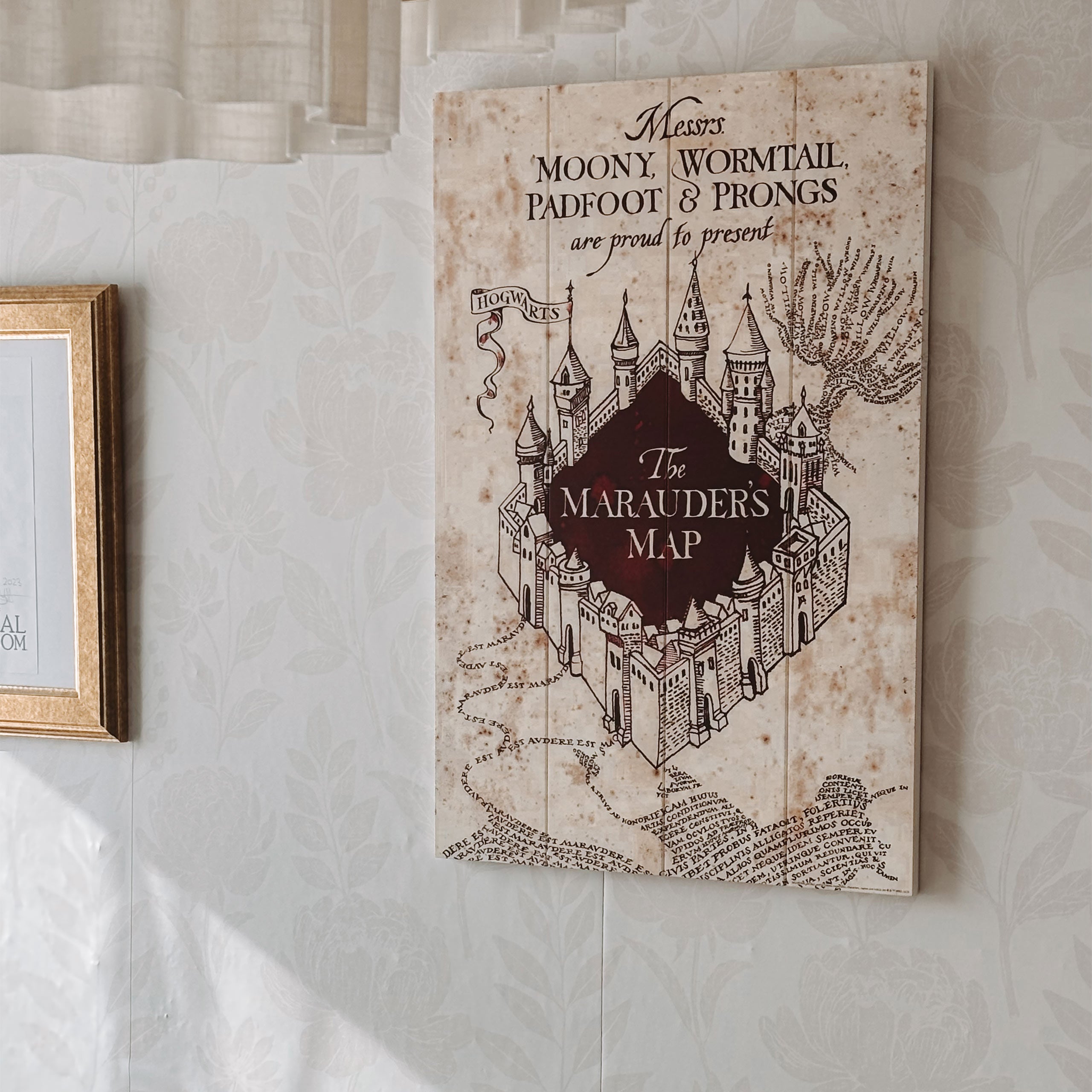 Product image Harry Potter - Marauder's Map Wall Art Wood