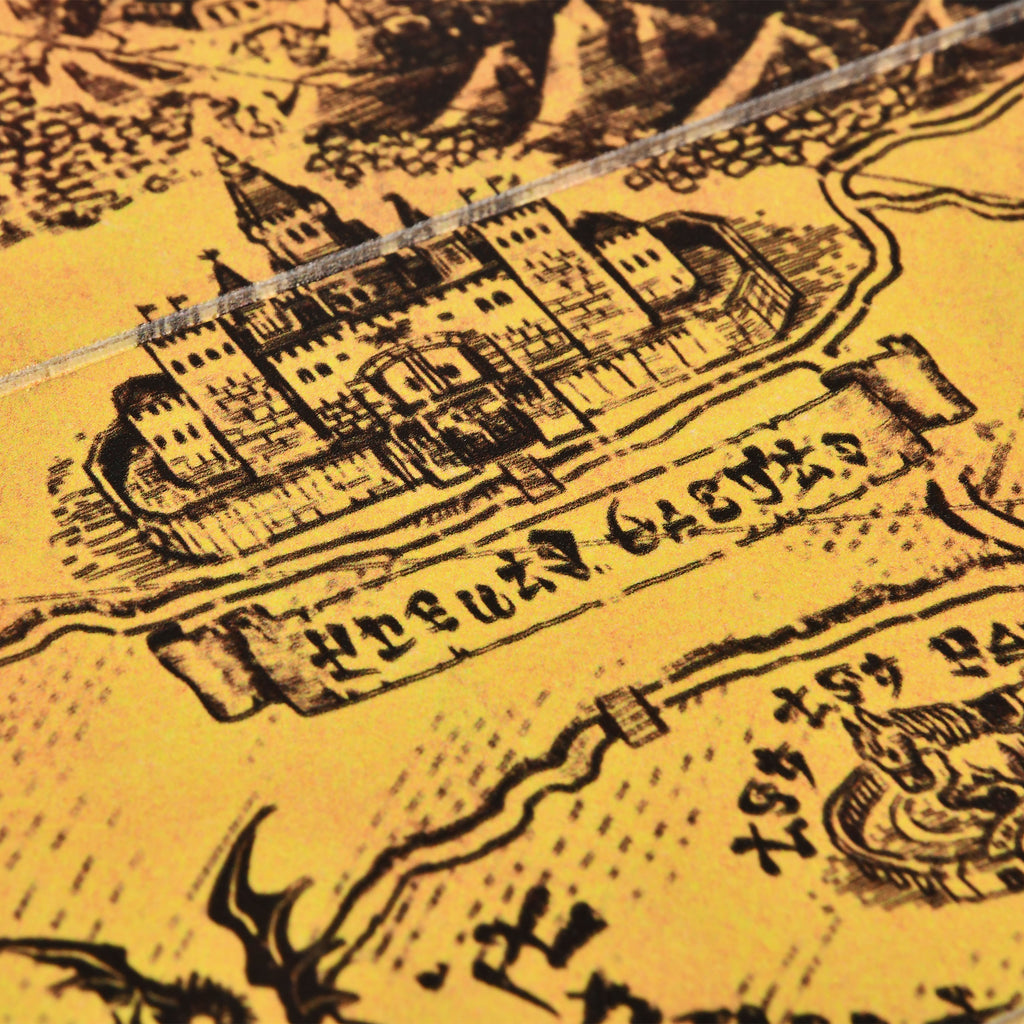 Product image Zelda - Hyrule Map Wooden Wall Art
