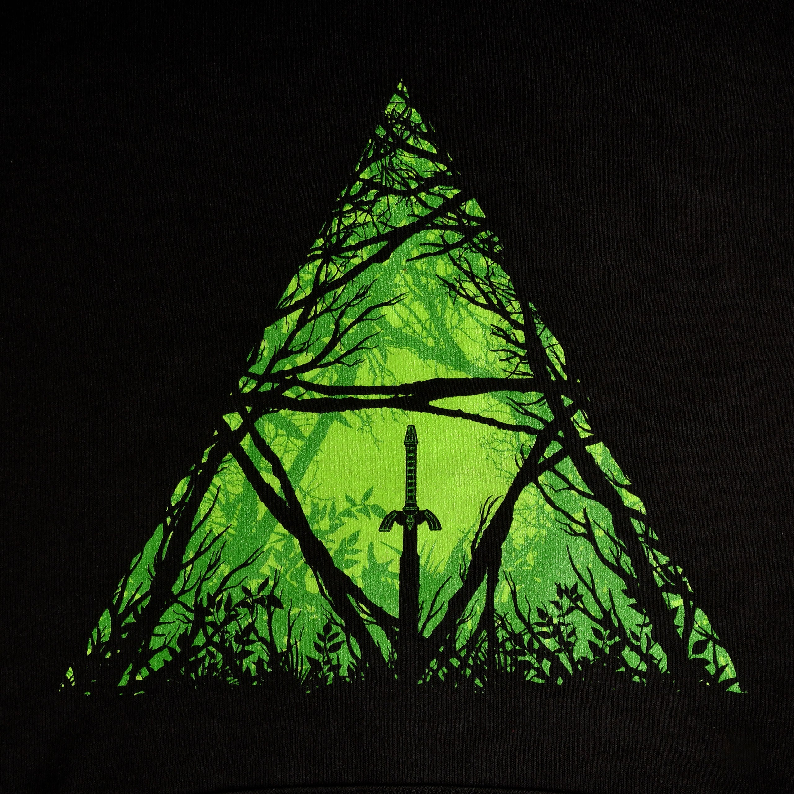 Product image Master Sword in the Forest Hoodie for Zelda Fans Black