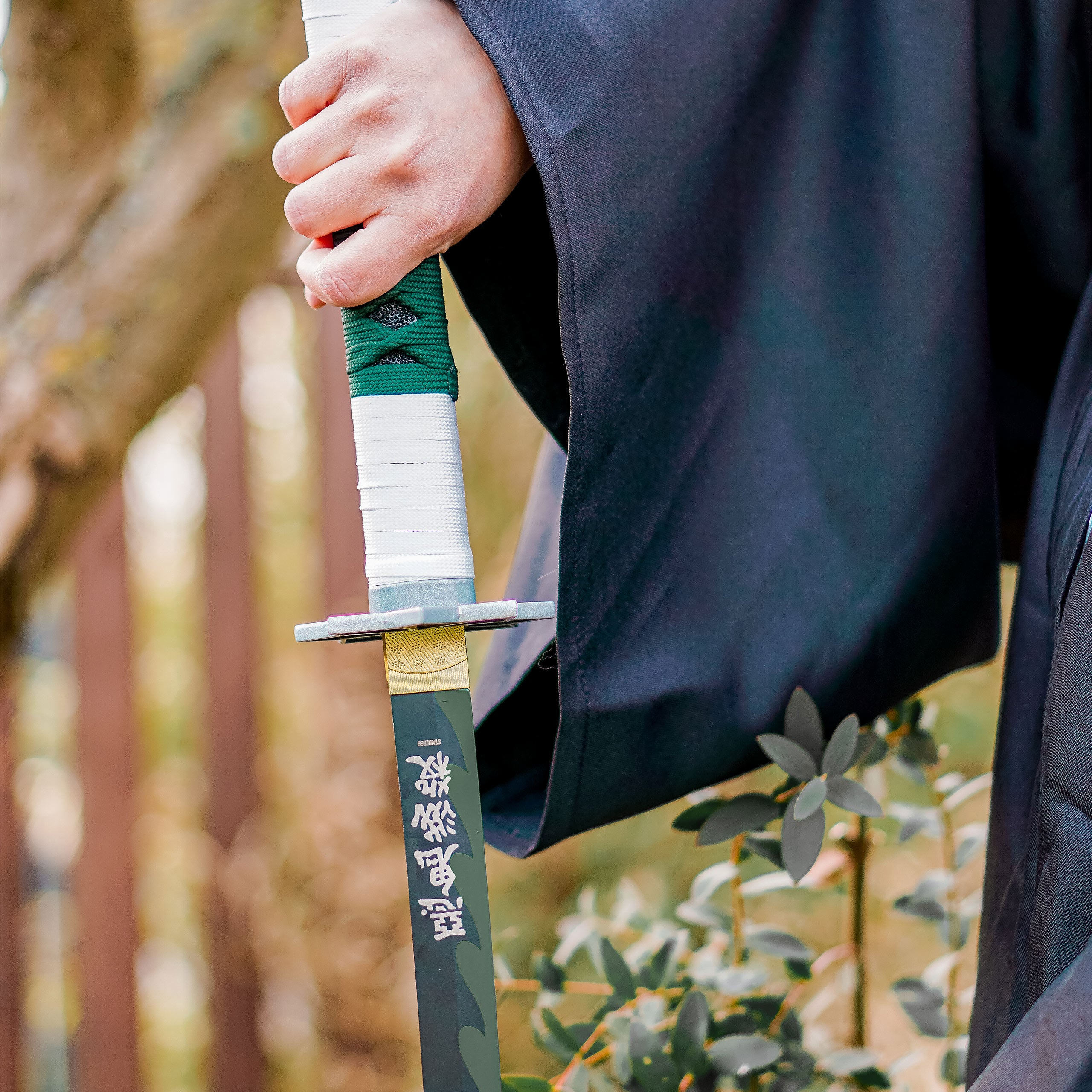 Product image Sanemi Katana Replica with Saya for Demon Slayer Fans
