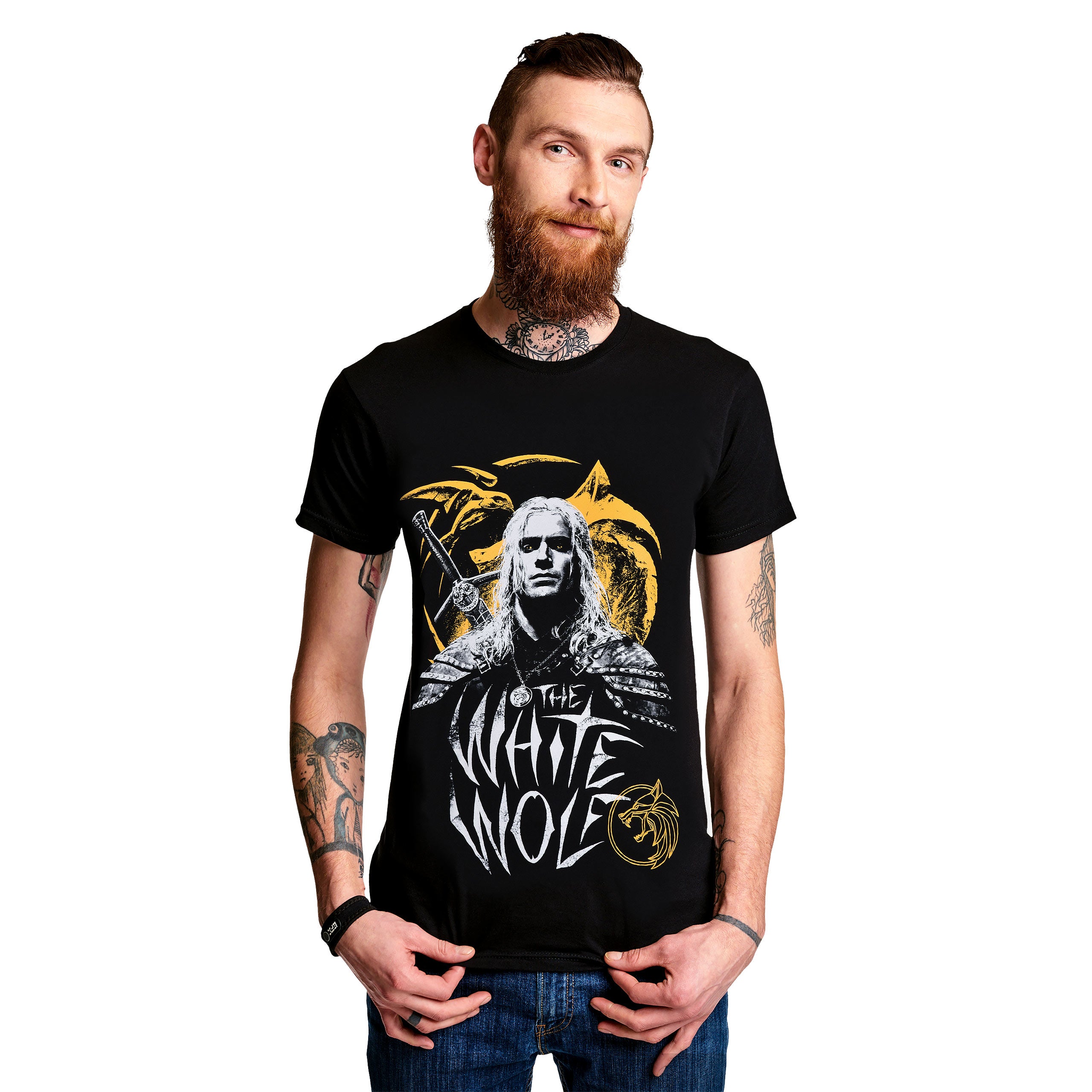 Product image Witcher - Geralt White Wolf T-Shirt black
