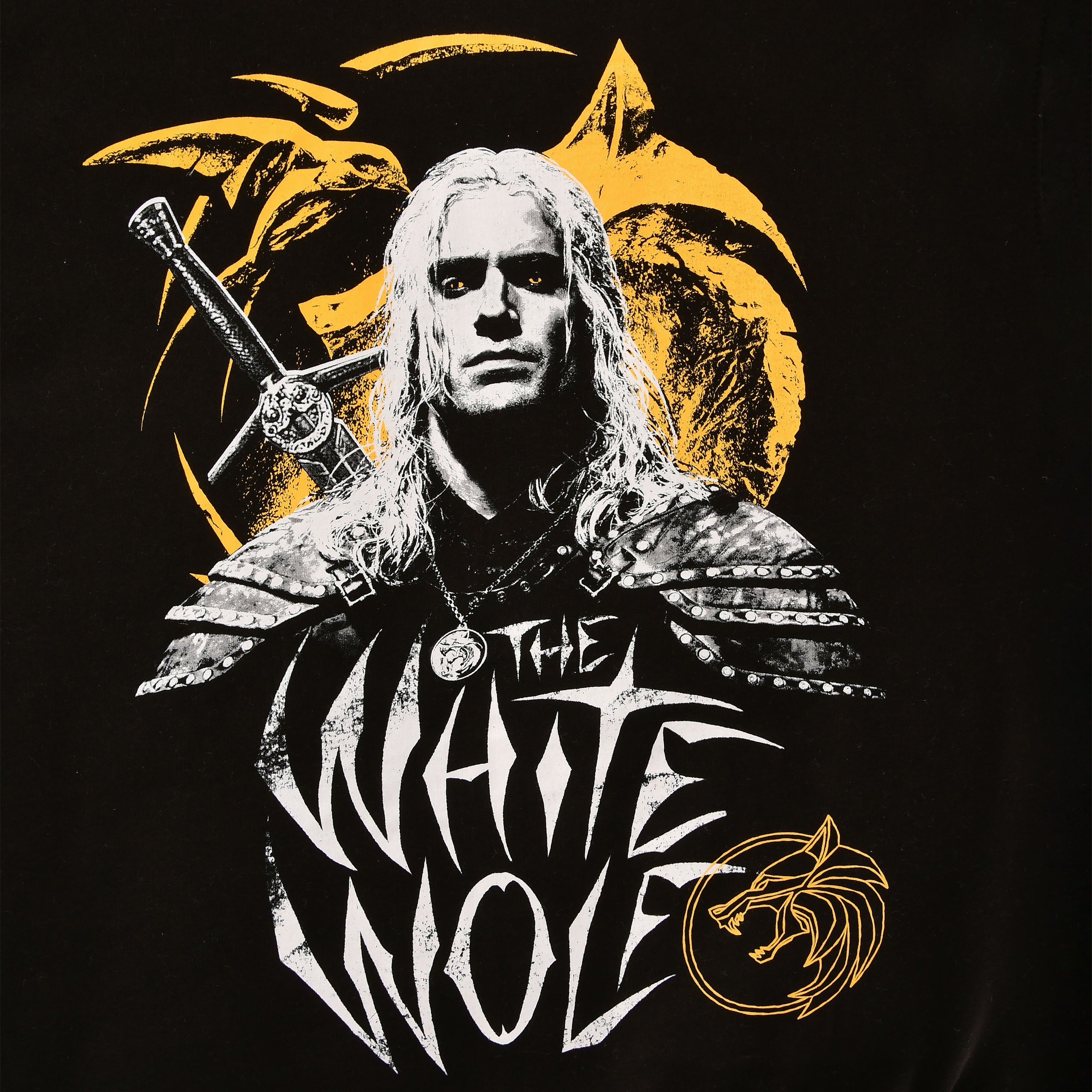 Product image Witcher - Geralt White Wolf Hoodie Black