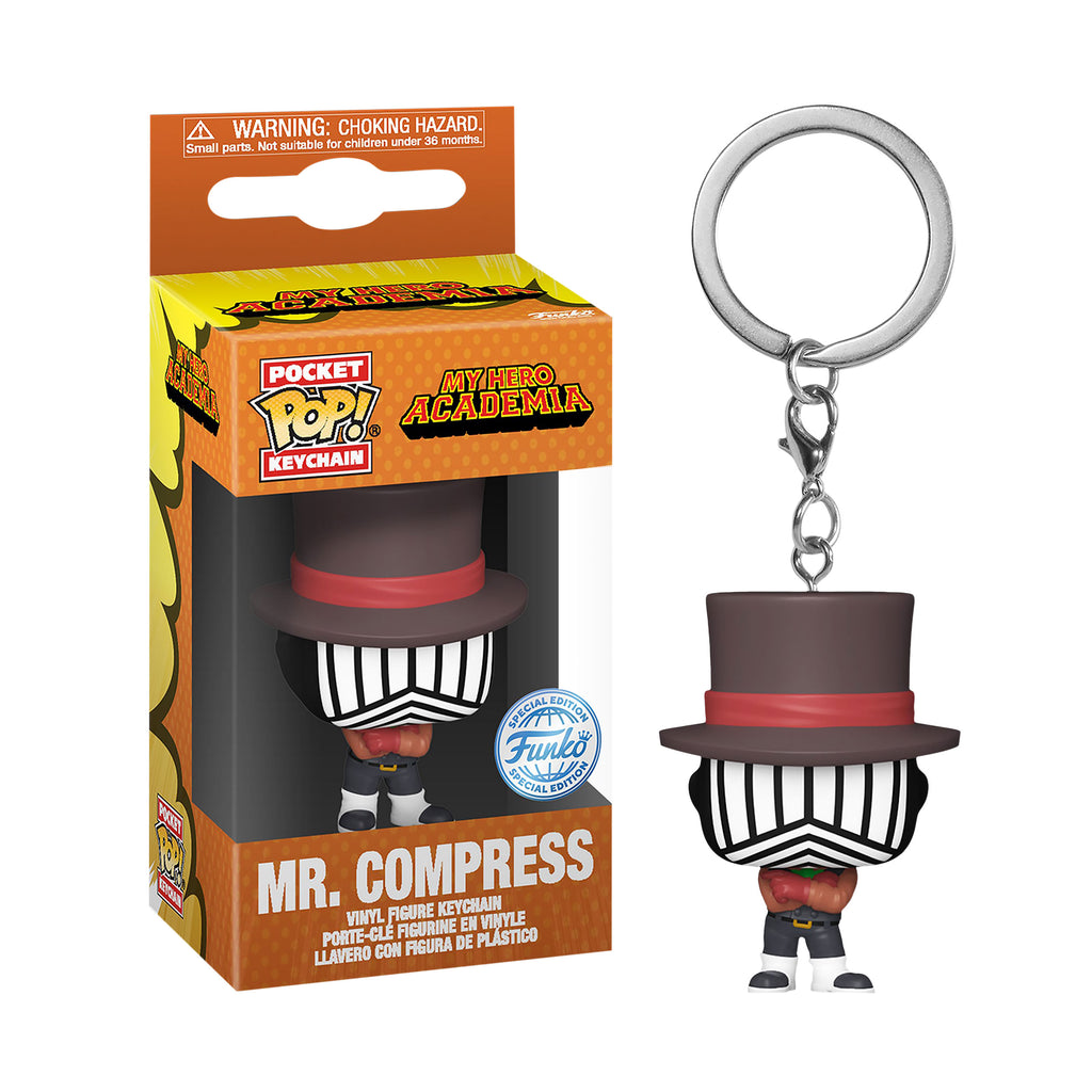 Product image My Hero Academia - Mr. Compress (Hideout) Funko Pop Keychain