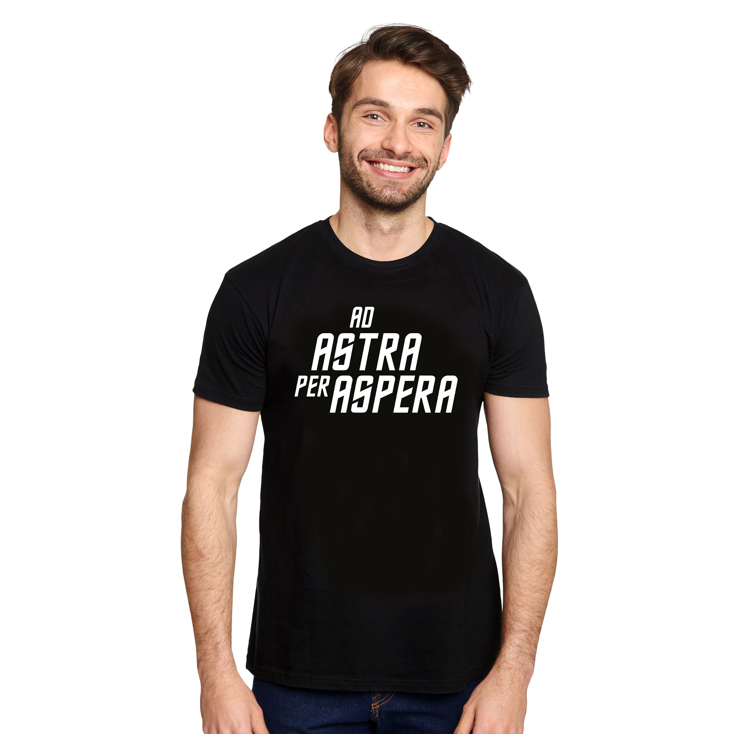 Product image Ad Astra Per Aspera T-Shirt for Star Trek Fans Black