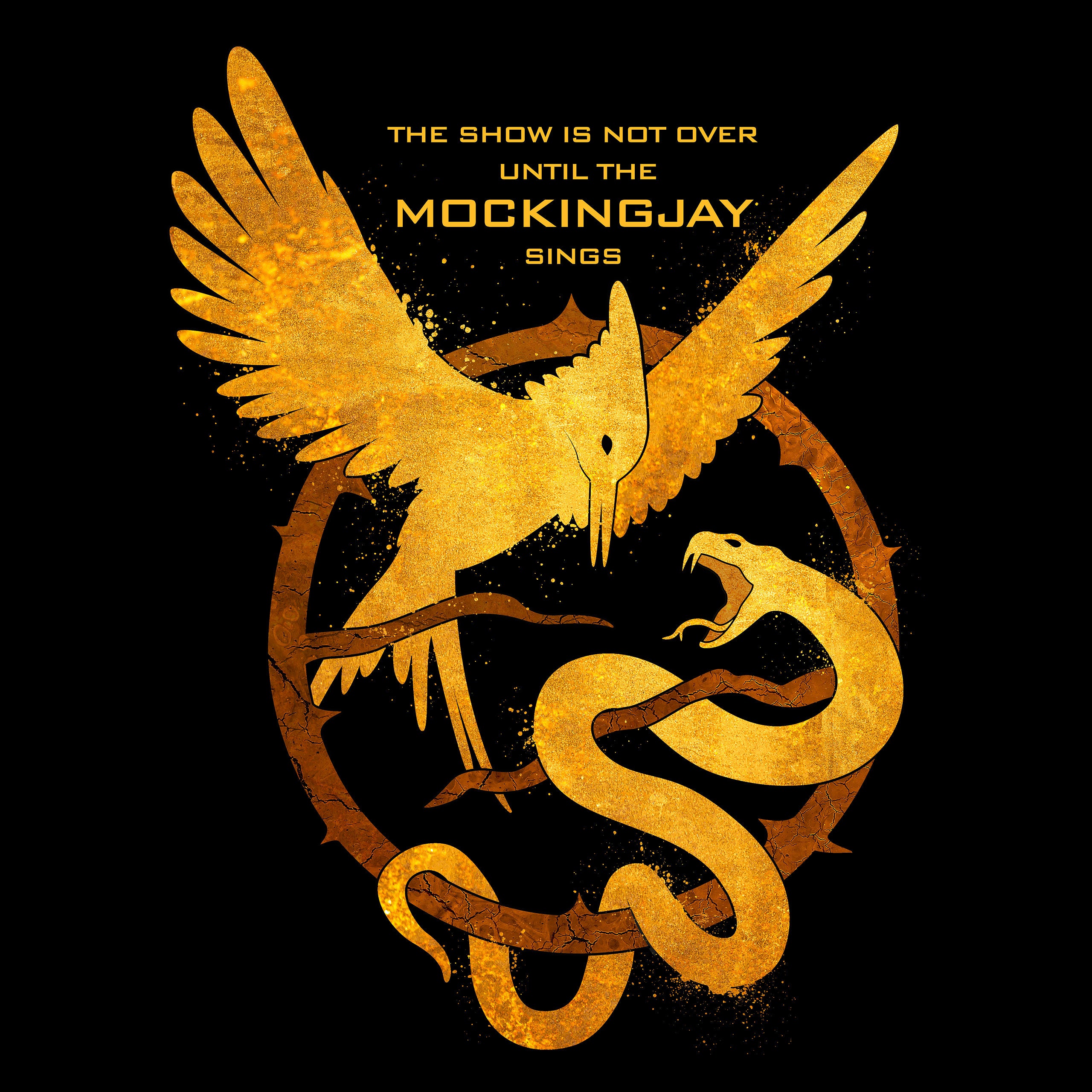 Product image Songbird and Snake T-shirt for Hunger Games Fans black