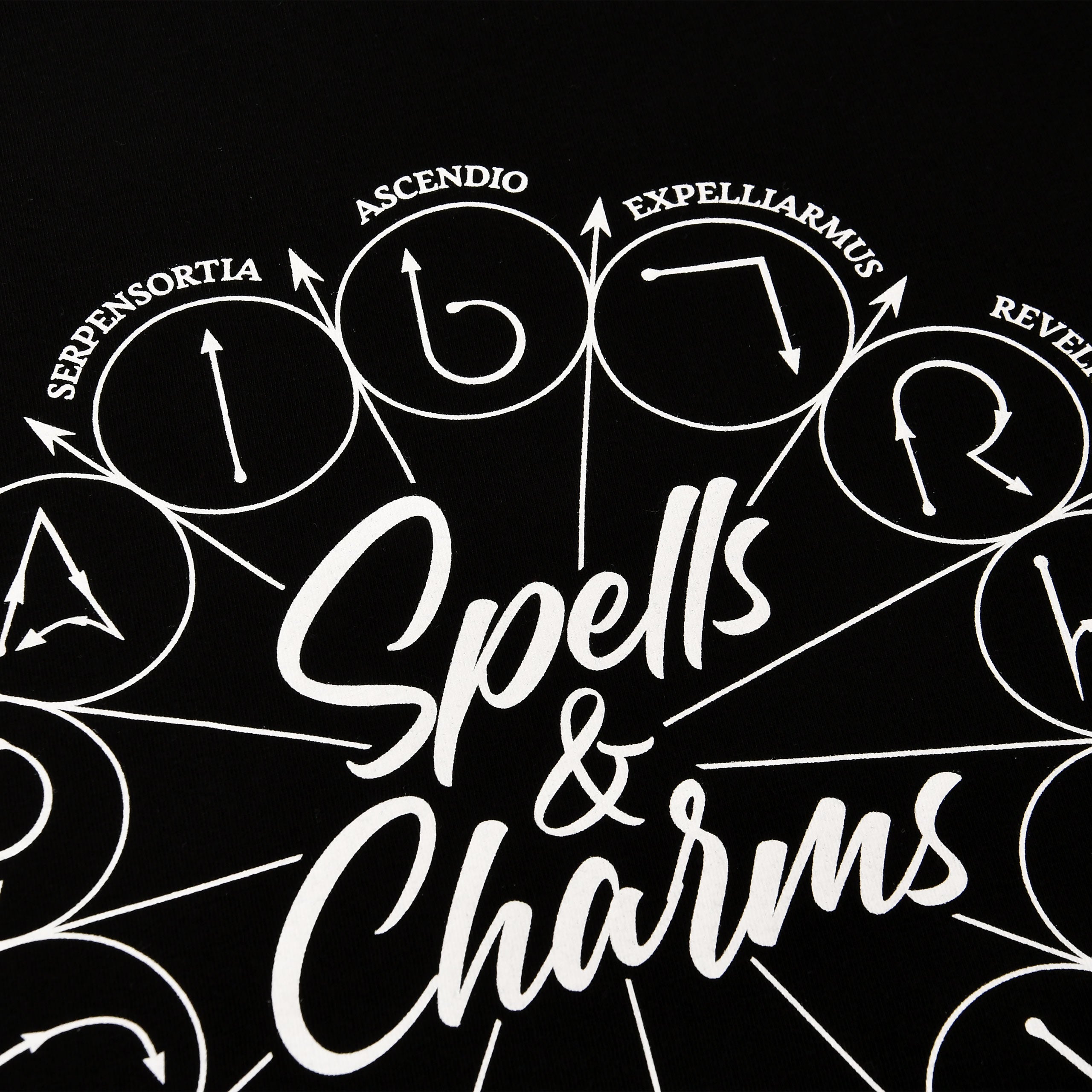 Product image Harry Potter - Spells And Charms T-Shirt Black