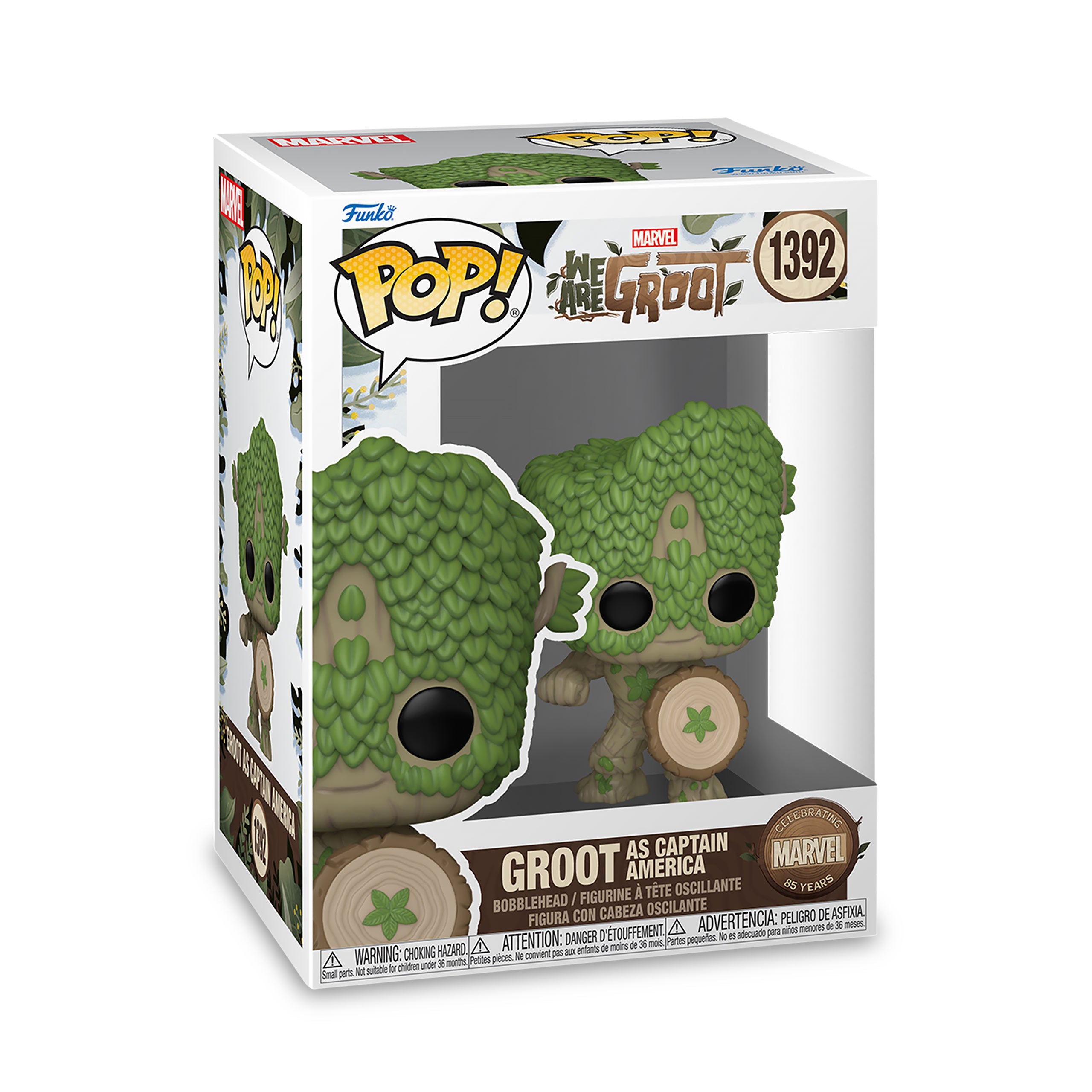 Product image Marvel - We Are Groot Captain America Funko Pop Bobblehead Figure