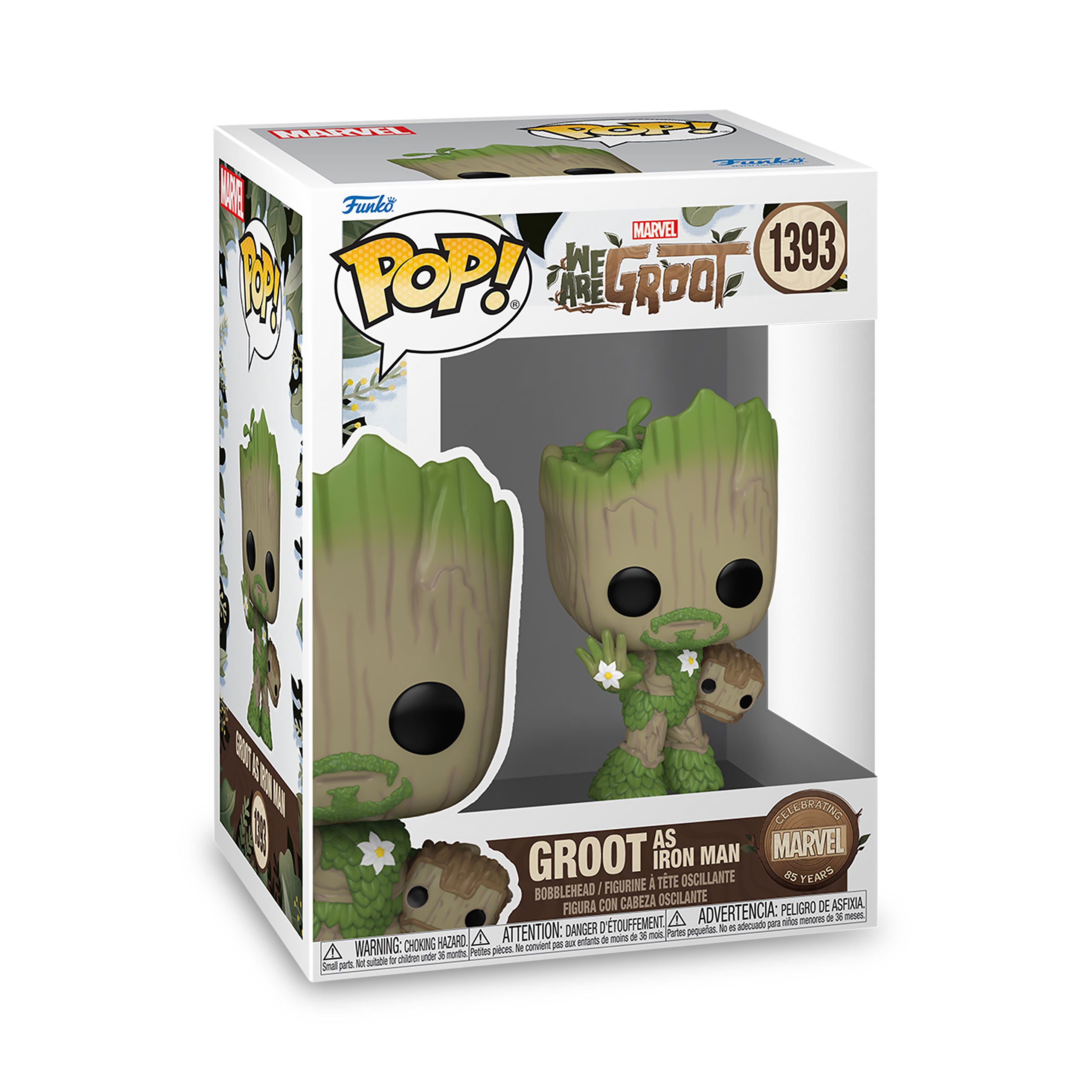 Product image Marvel - We Are Groot Iron Man Funko Pop Bobblehead Figure