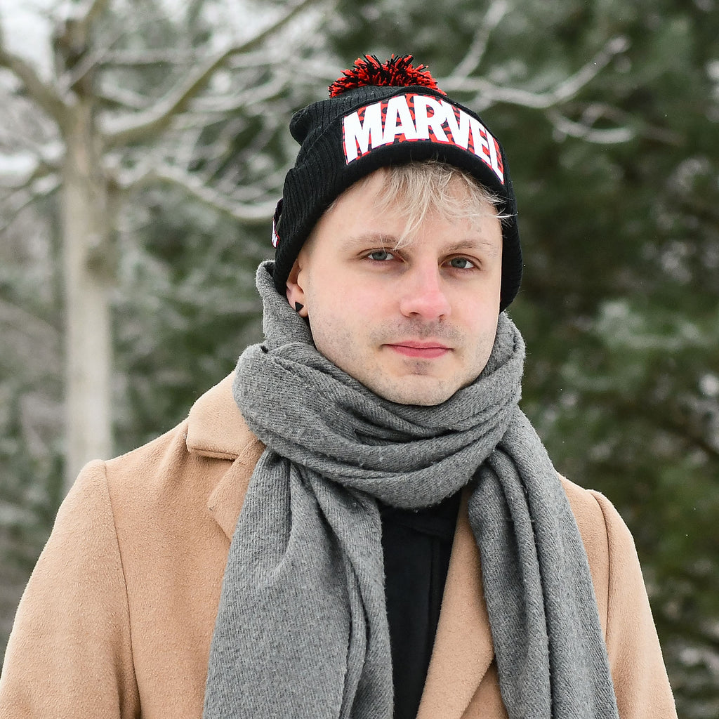 Product image Marvel - Logo Beanie with Pom Pom