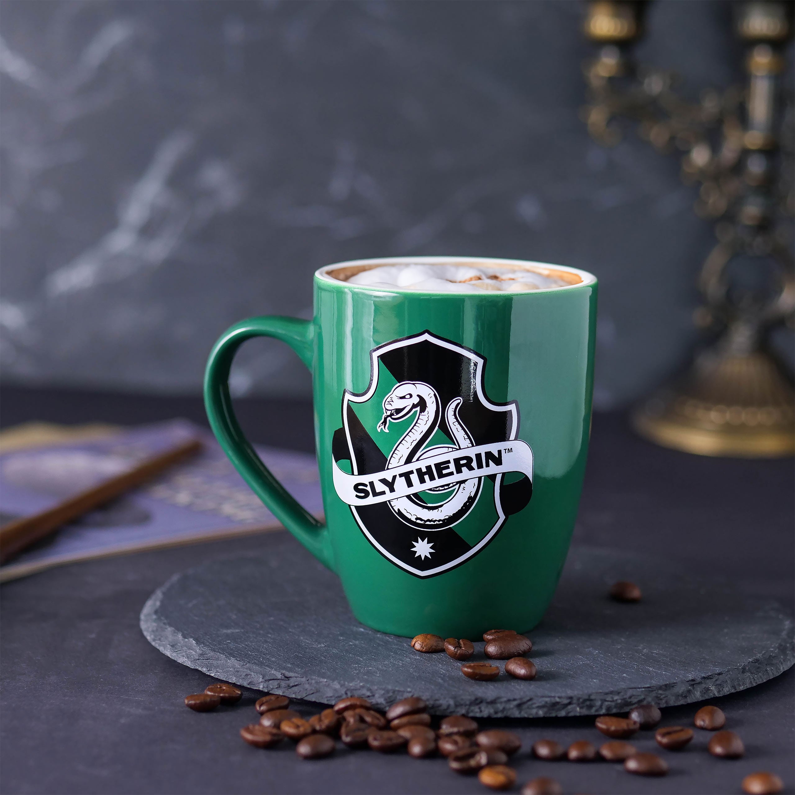 Product image Slytherin Logo Mug Green - Harry Potter