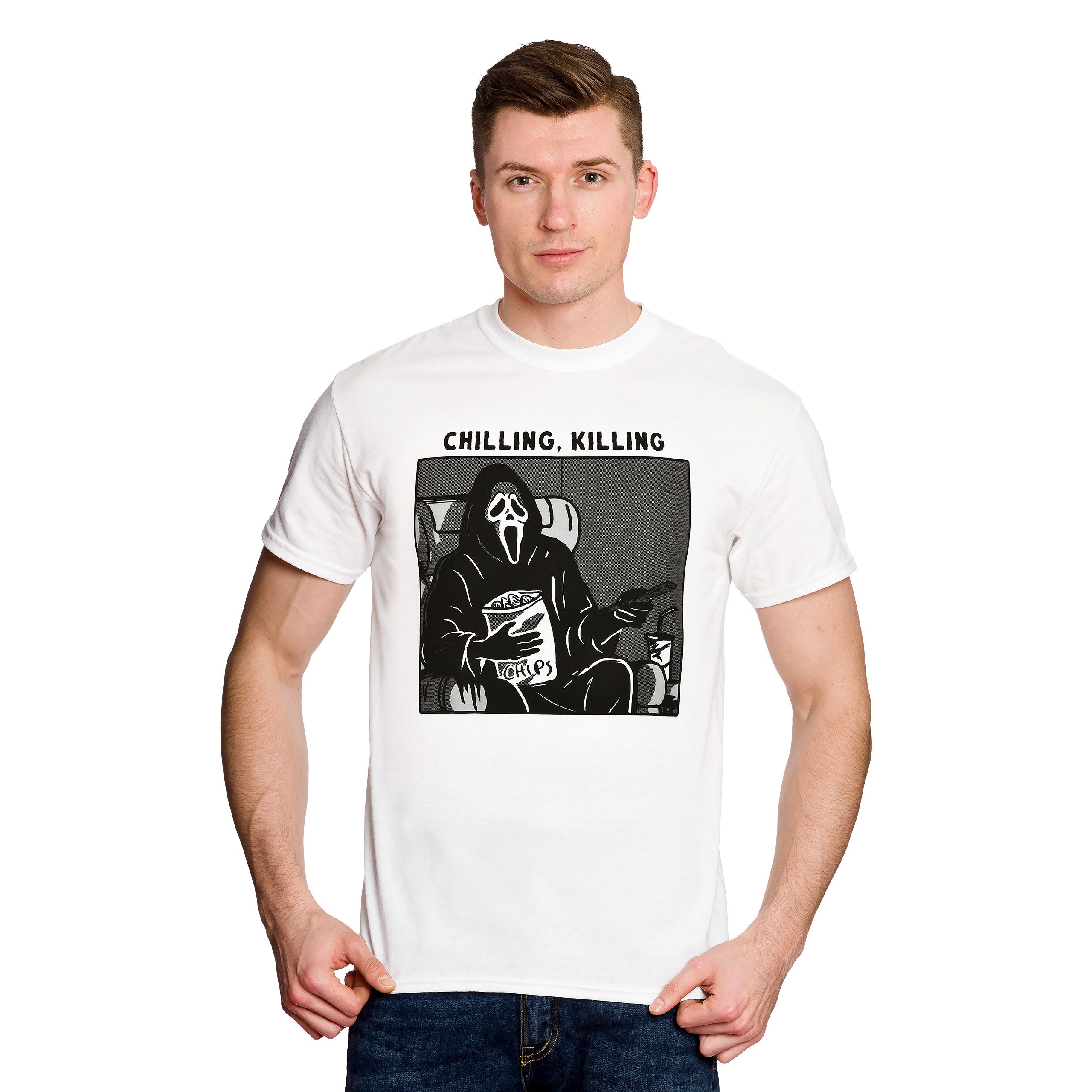 Product image Ghost Face - Chilling, Killing T-Shirt white
