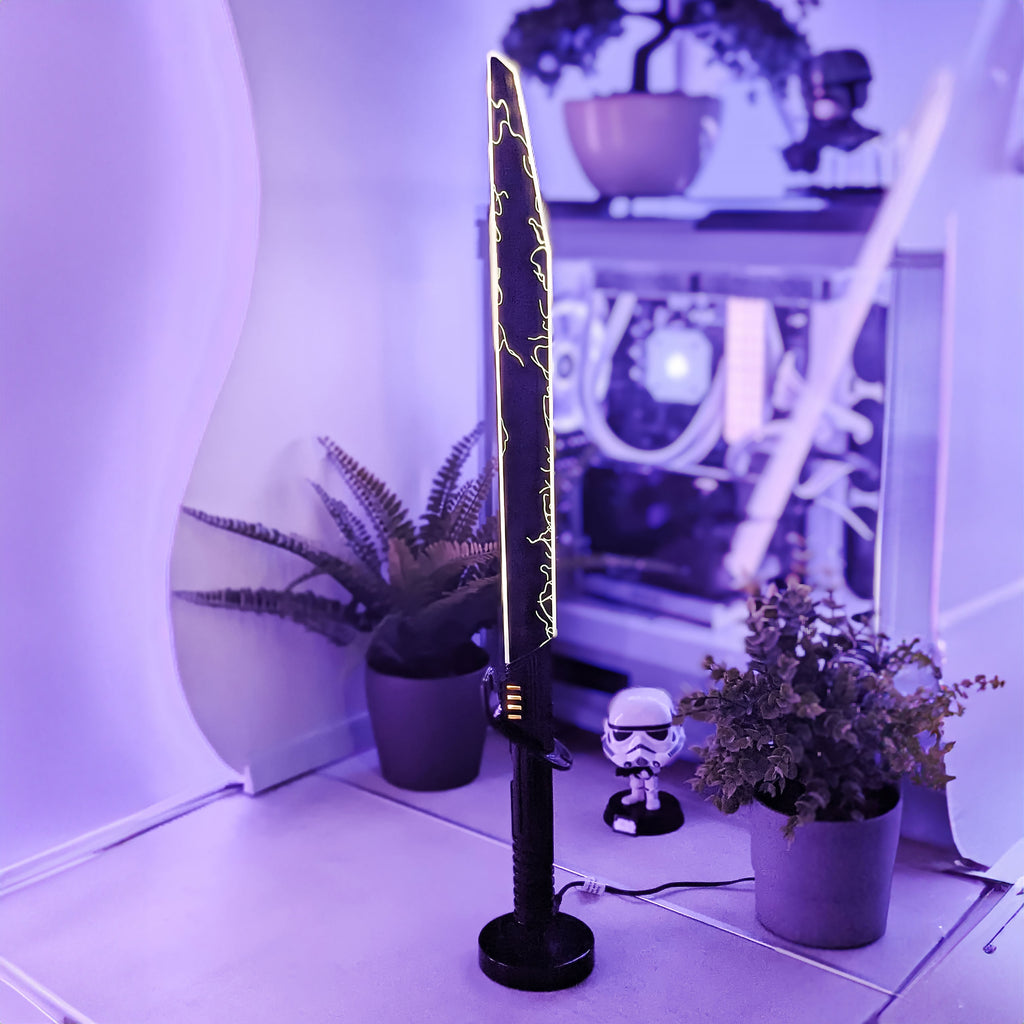 Product image Mandalorian Darksaber Lightsaber Table Lamp - Star Wars