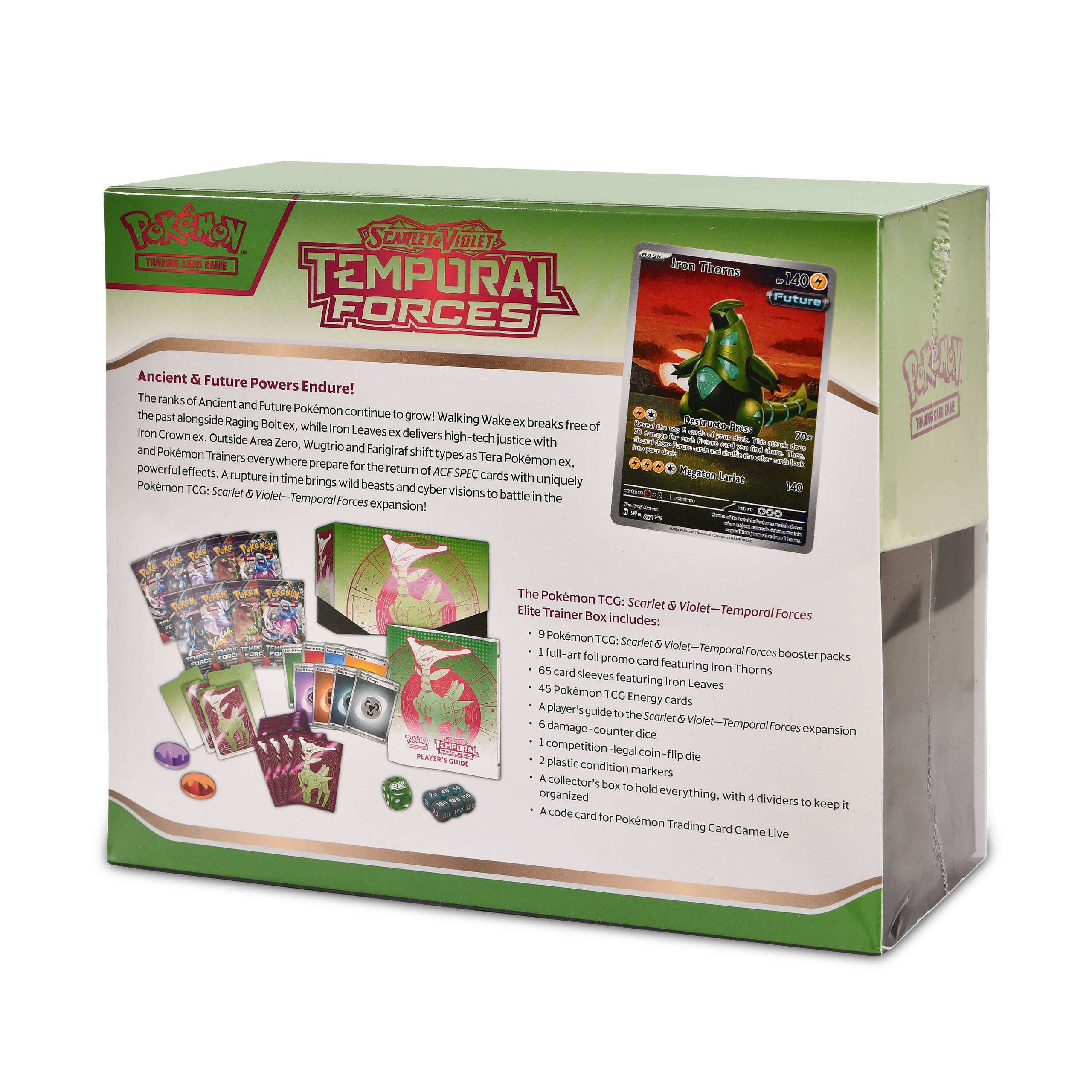 Product image Pokemon - Scarlet & Violet Temporal Forces Iron Thorns Elite Trainer Box