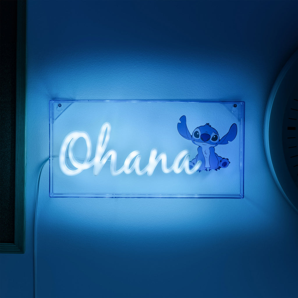 Product image Stitch Ohana Neon Lamp - Lilo & Stitch