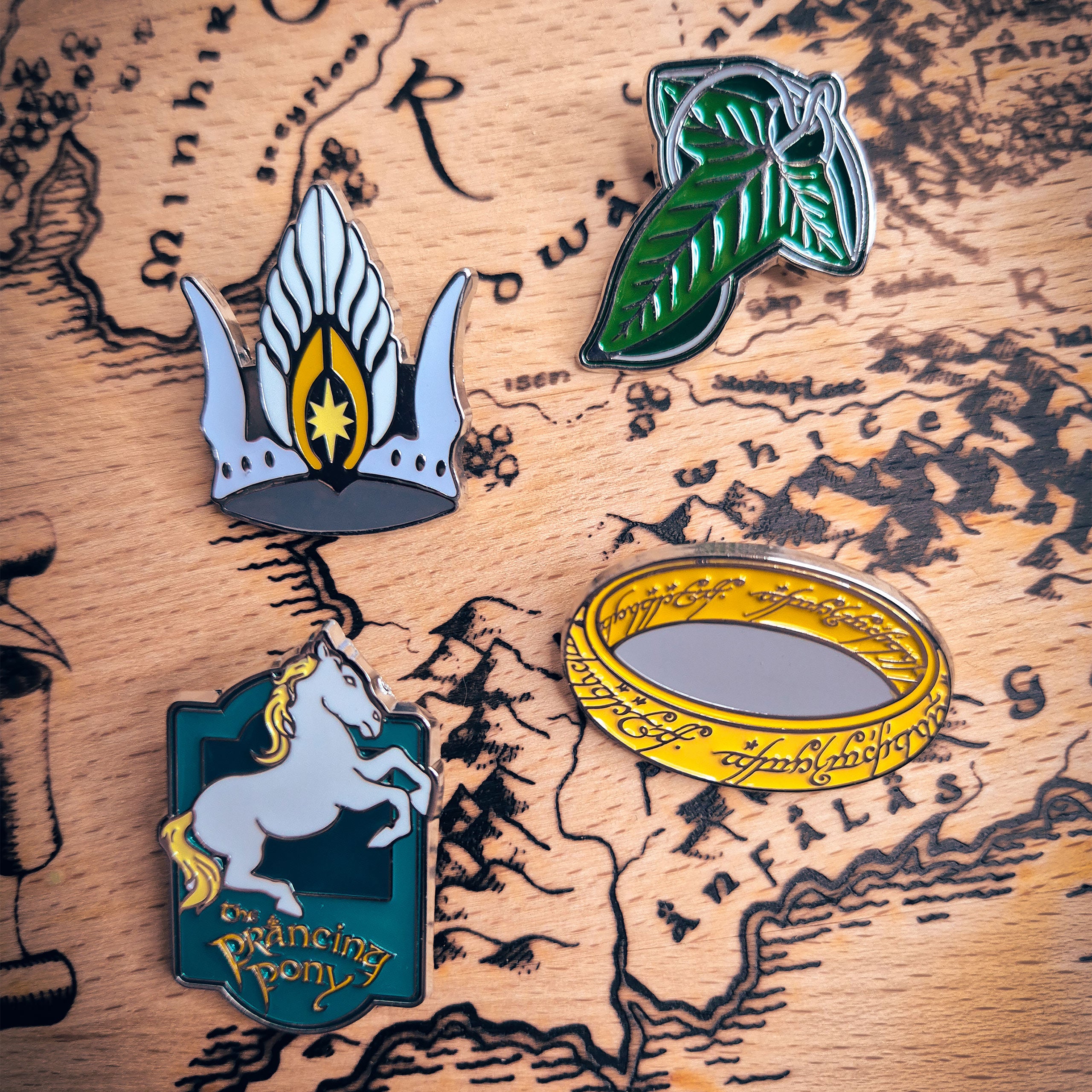 Product image The Lord of the Rings - Symbols Pins 4-piece Set