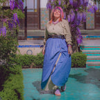Product image Medieval Skirt Double Layer Blue-Beige