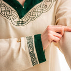 Product image Medieval Dress with Embroidery Beige-Green