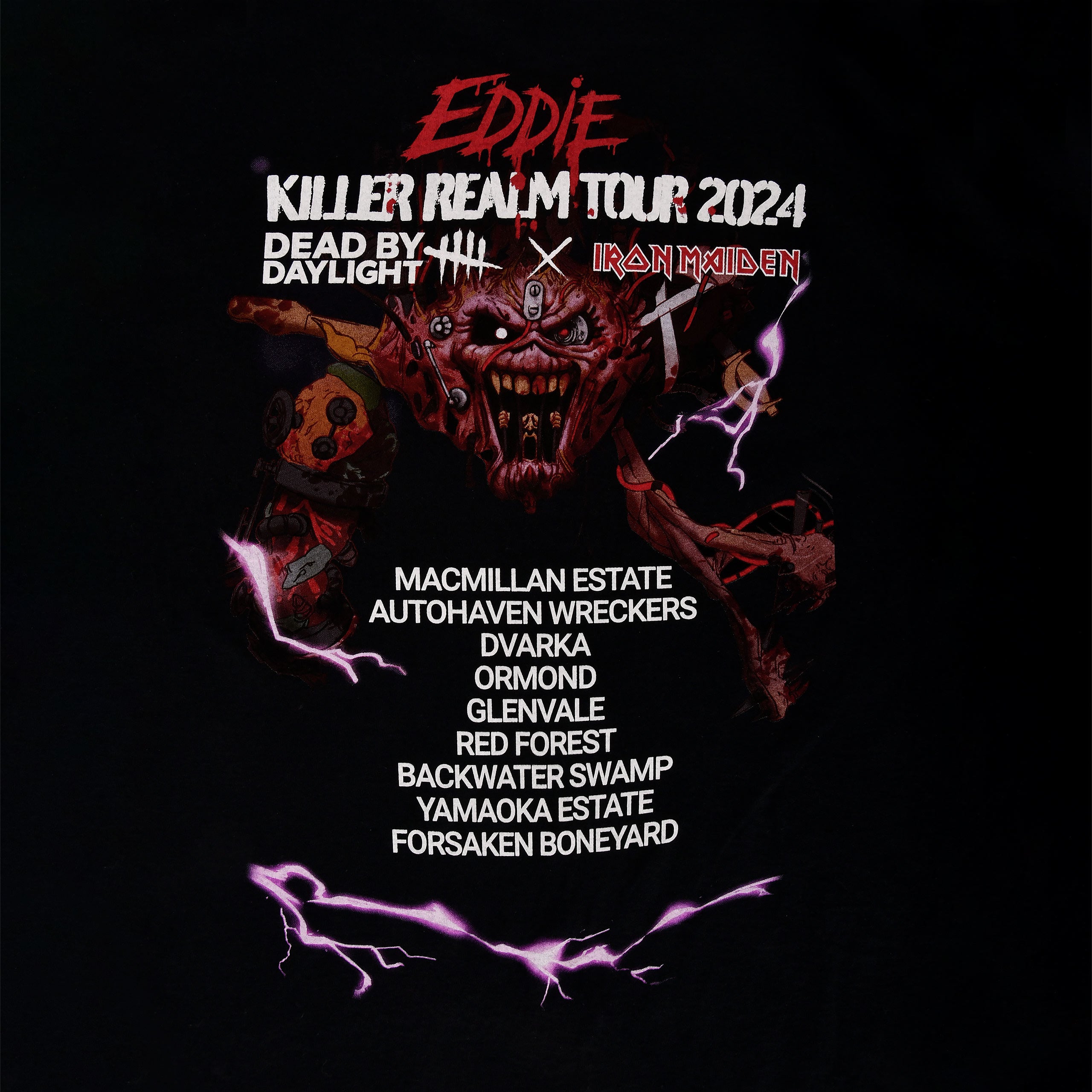 Product image Dead by Daylight x Iron Maiden - Eddie Killer Realm Tour 2024 T-Shirt