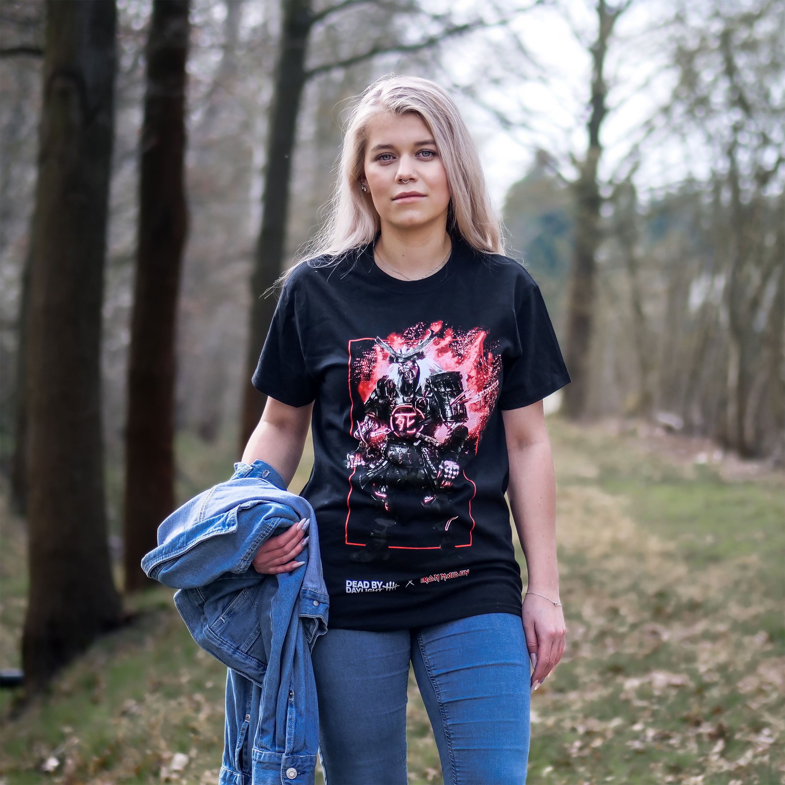 Product image Dead by Daylight x Iron Maiden - Oni Samurai Eddie Killer T-Shirt