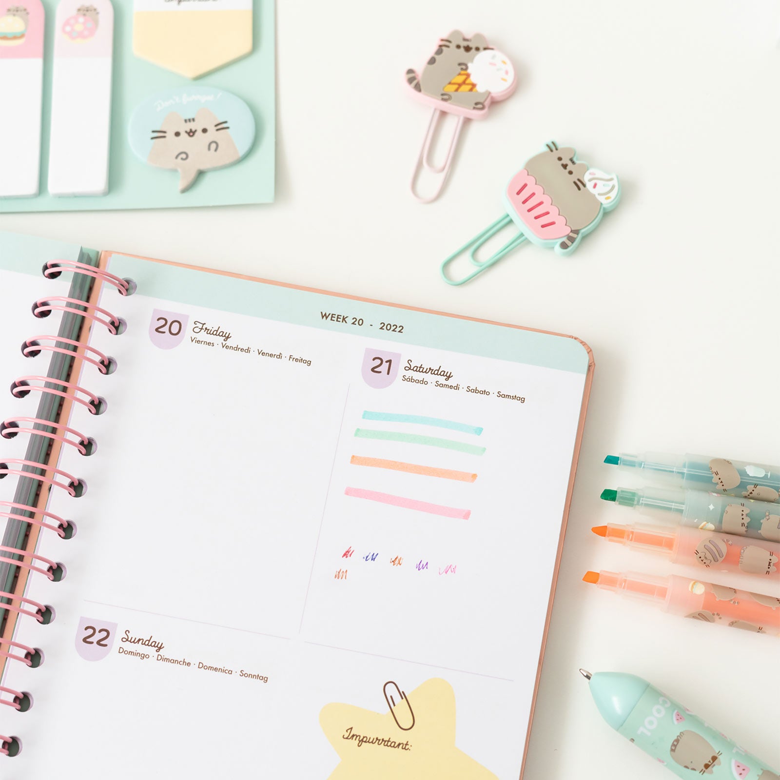 Product image Pusheen - Foodie Stationery Set