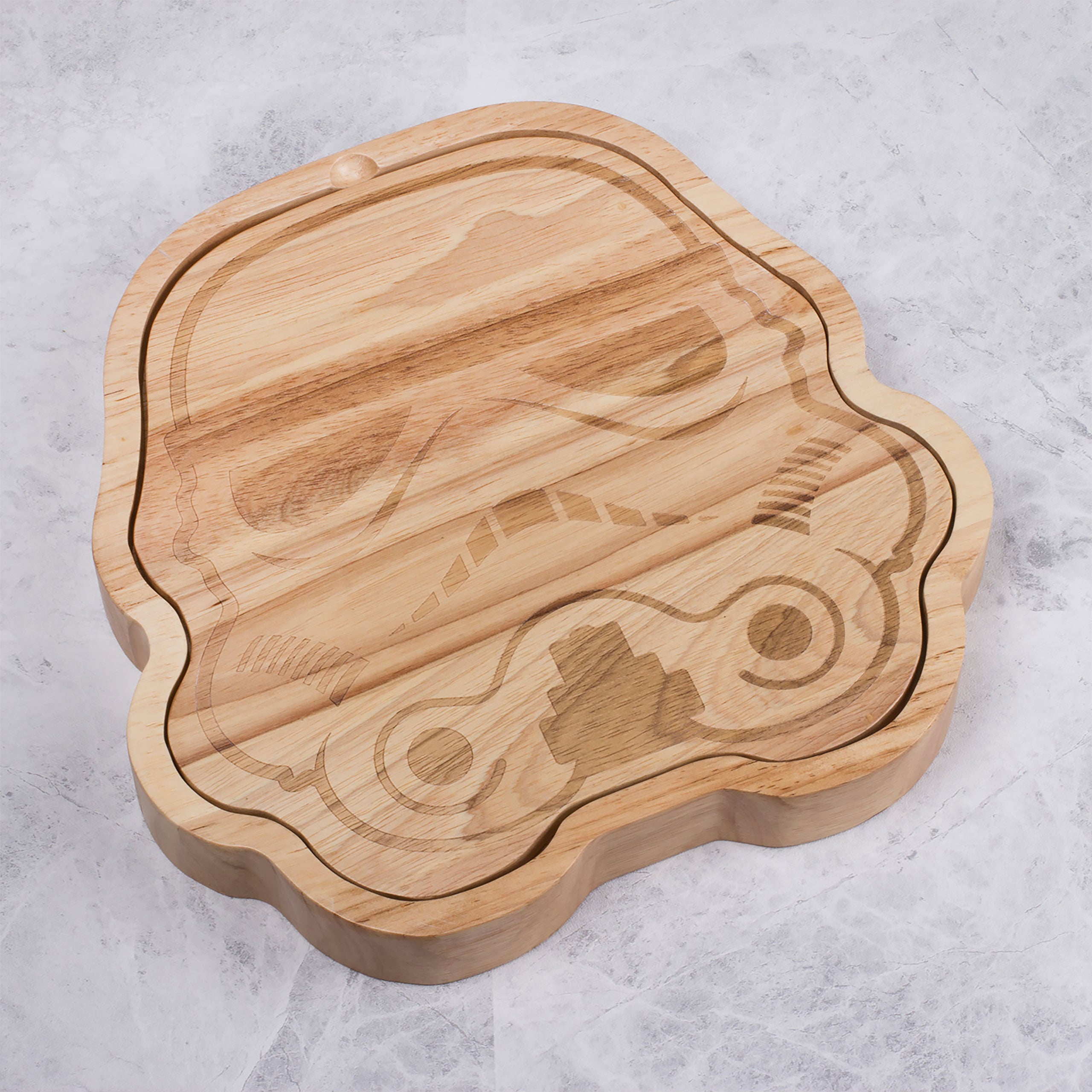Product image Original Stormtrooper Cheese Board including Knife Set for Star Wars Fans