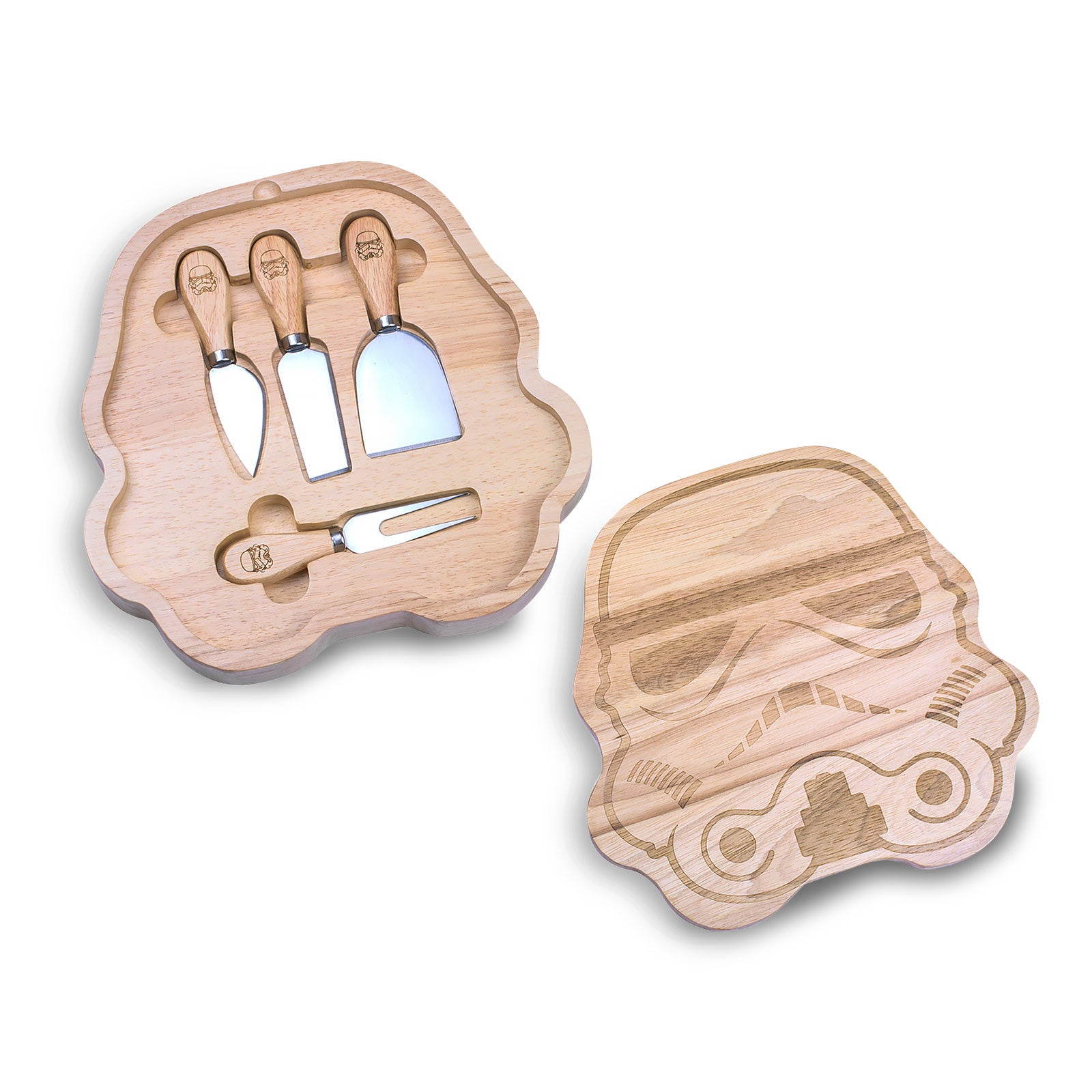 Product image Original Stormtrooper Cheese Board including Knife Set for Star Wars Fans