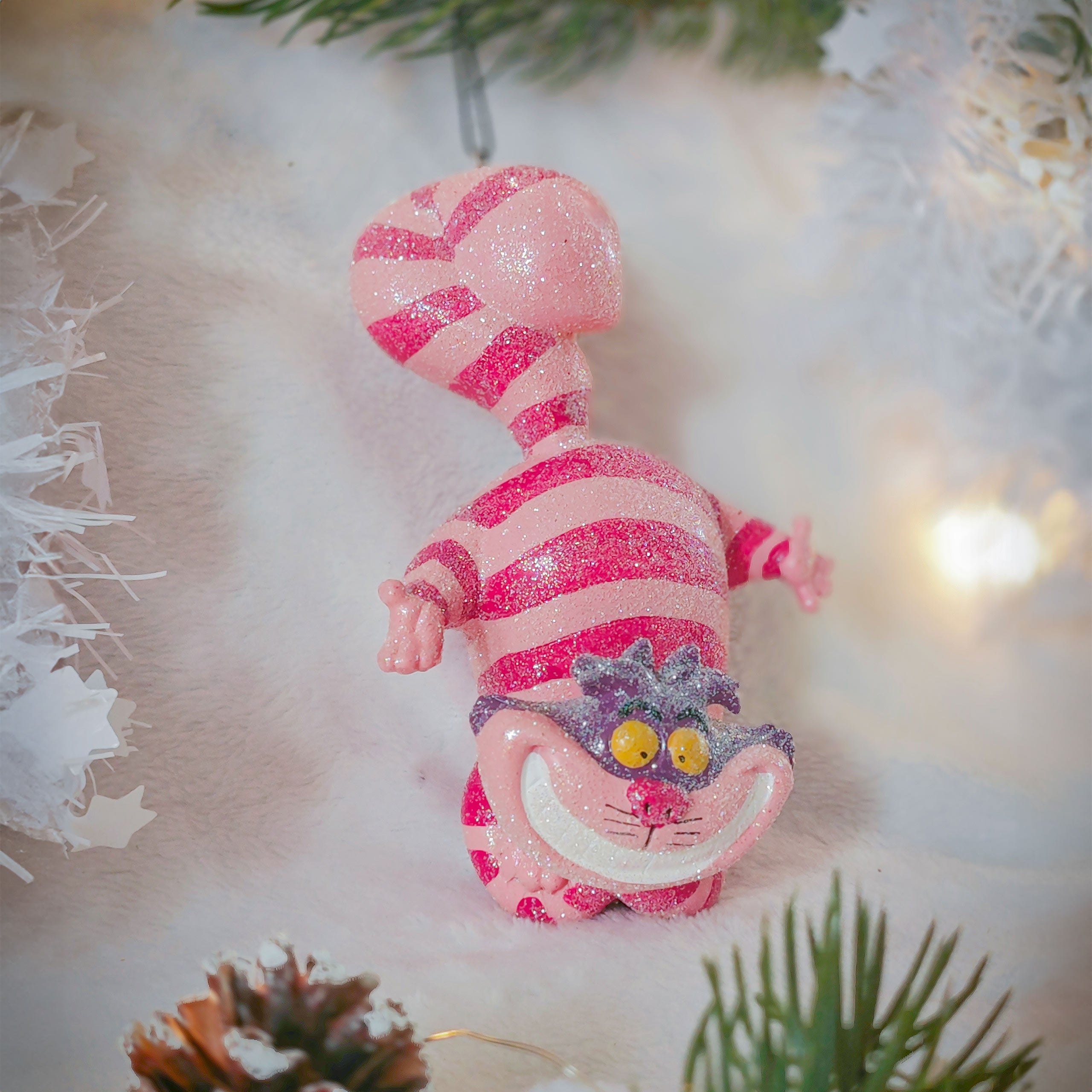 Product image Cheshire Cat Christmas Tree Ornament - Alice in Wonderland