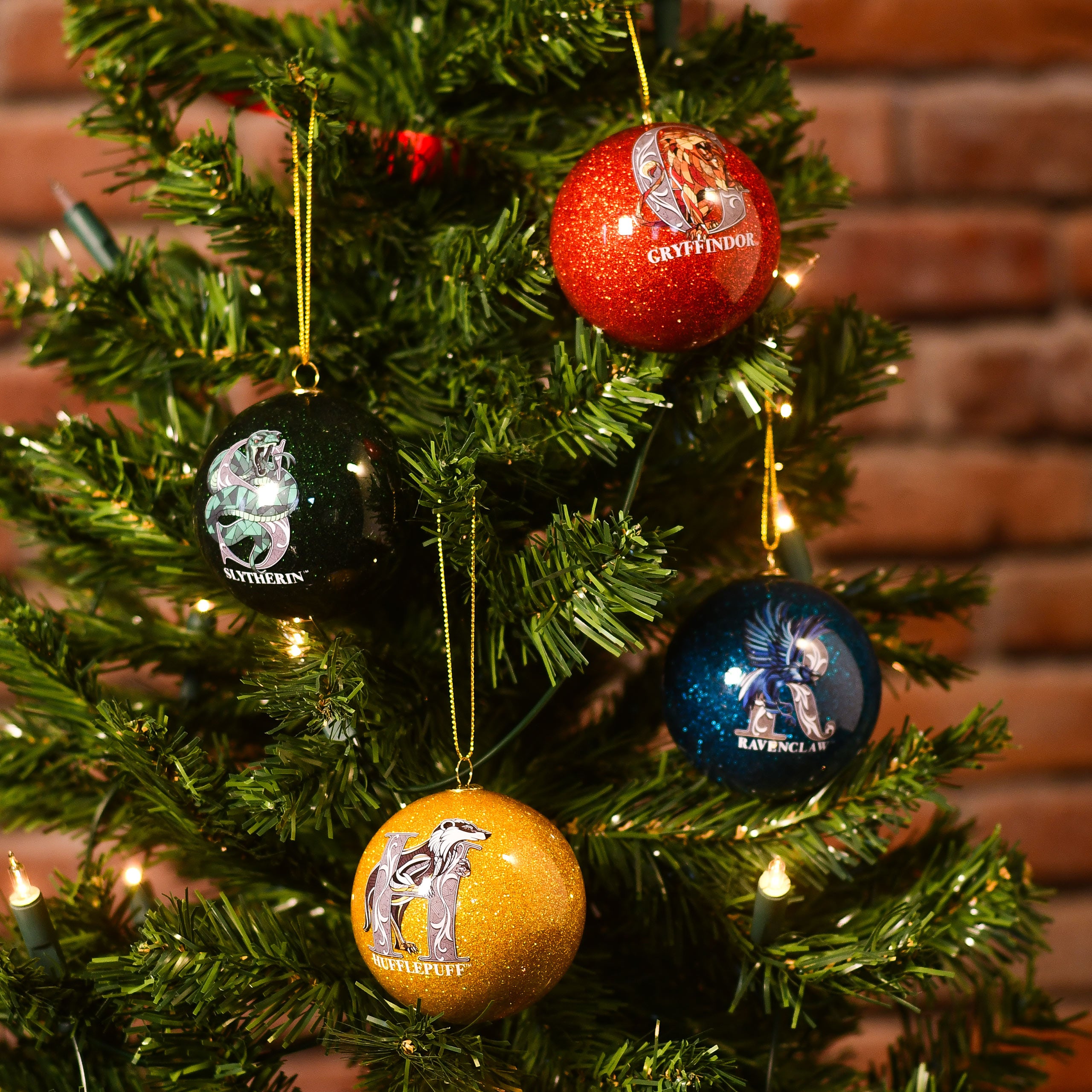 Product image Harry Potter - House Crests Christmas Tree Ornaments 4 Piece Set