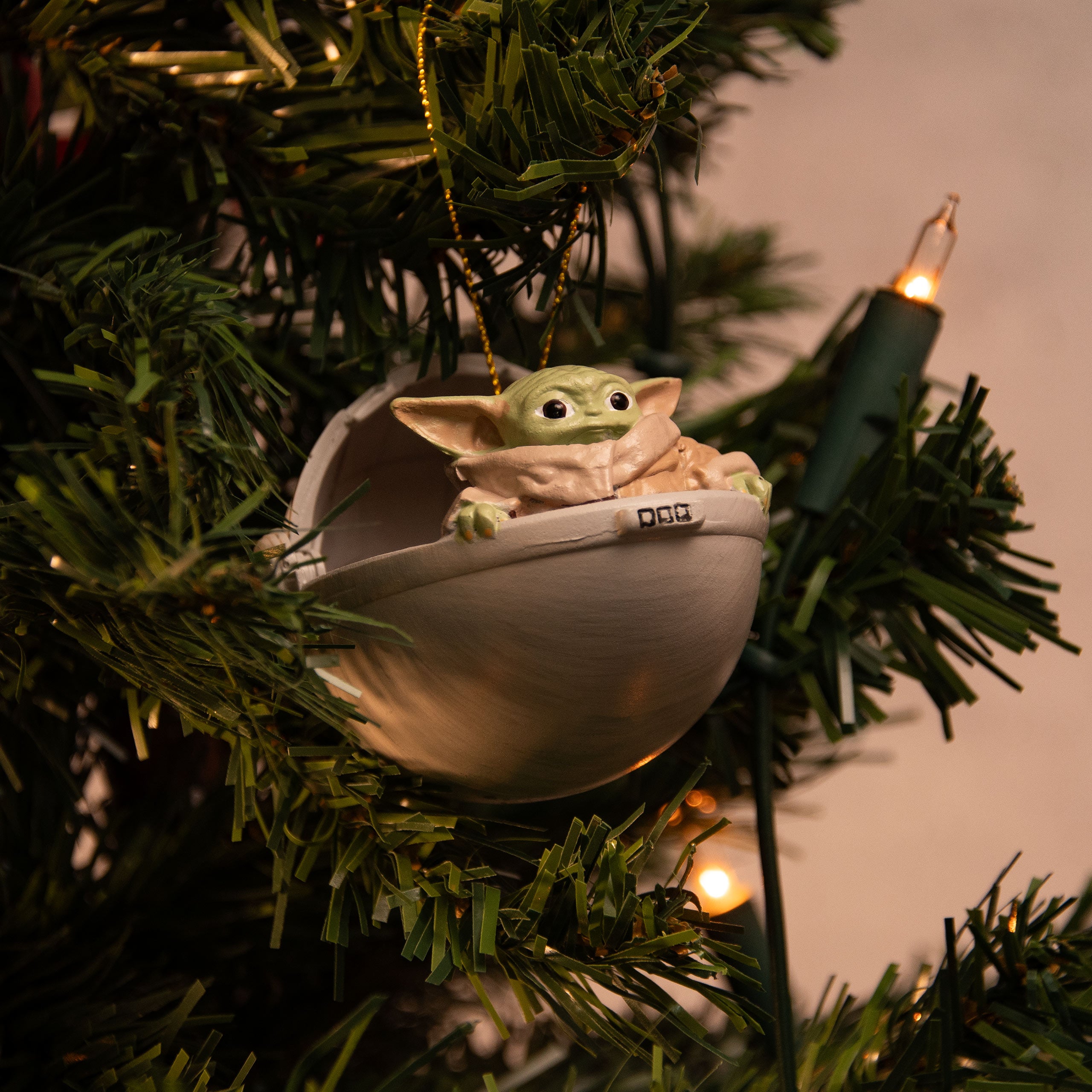 Product image Grogu in Pram Christmas Tree Ornament - Star Wars The Mandalorian